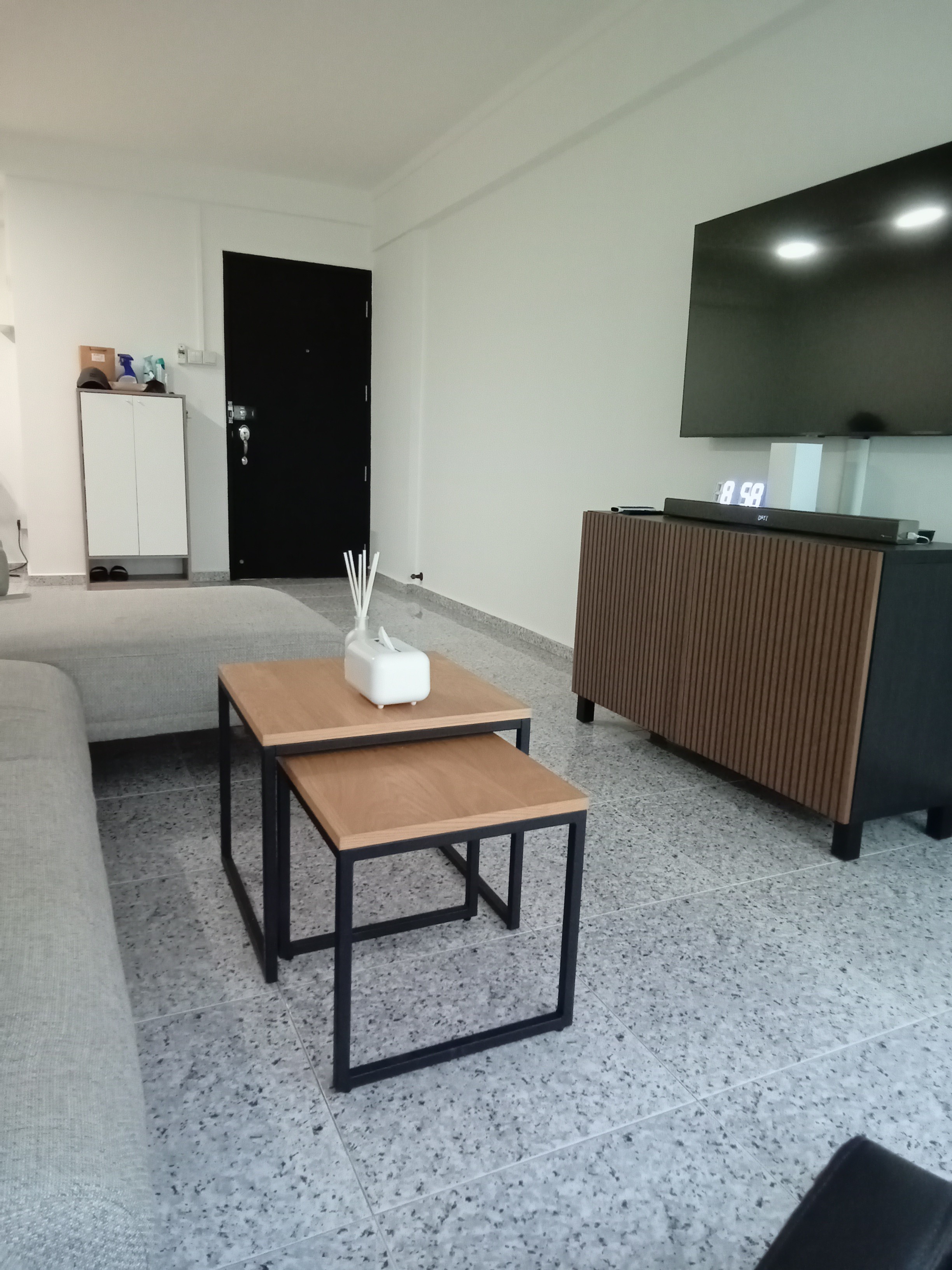 My minimalist decorations...  - Modern minimalist living room, sleek furniture design, contemporary decor, open space