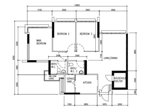 Sneak peek of our Modern-scandi naked house! - L-shaped layout with two bedrooms, Kitchen and living area connected