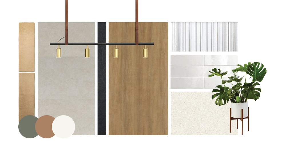 Our Urban Respite | Earthen Tropical Vibes - Modern wall panel design, contemporary decor style, minimalist aesthetic