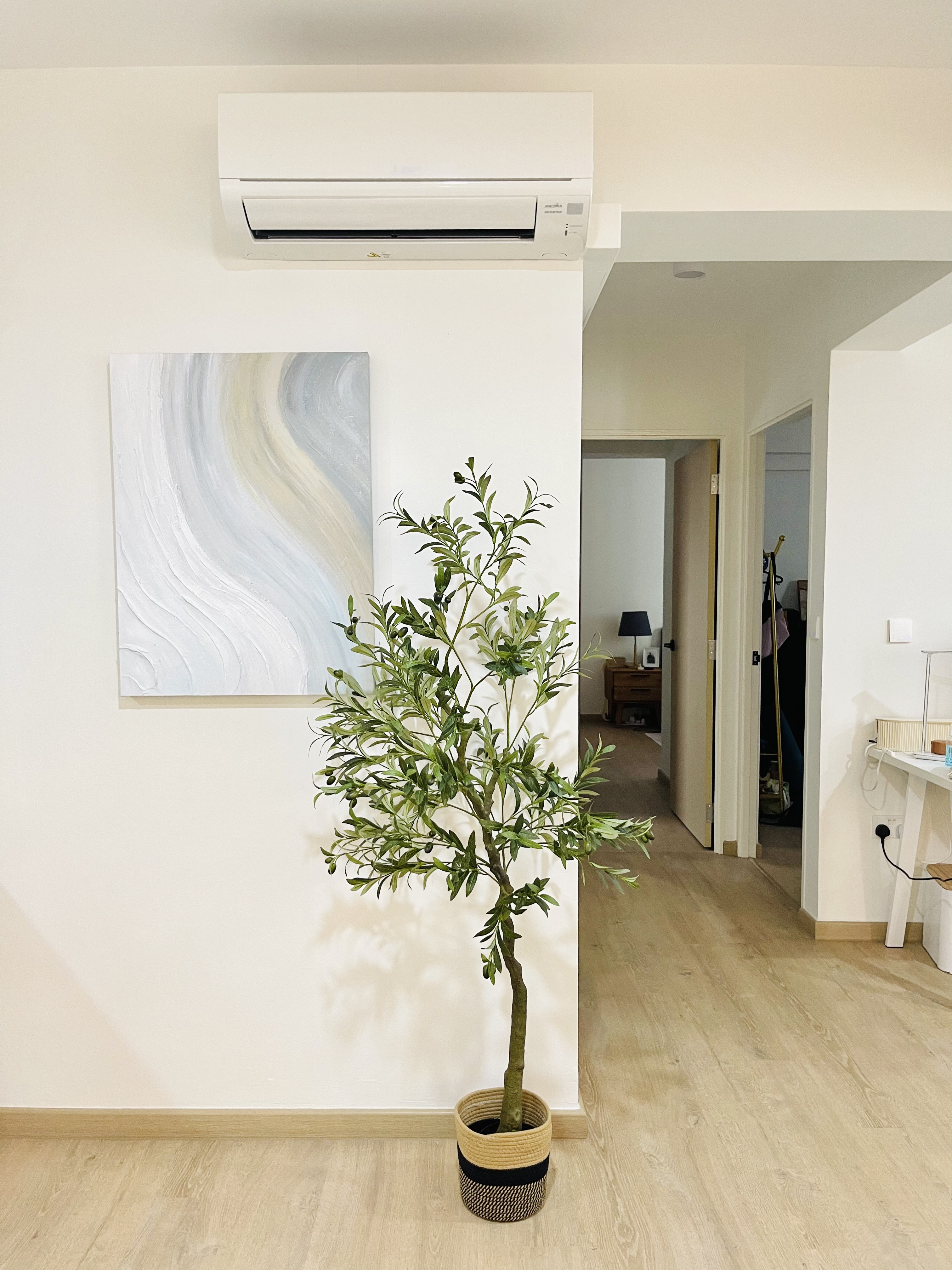Minimal carpentry and all about styling your living room.