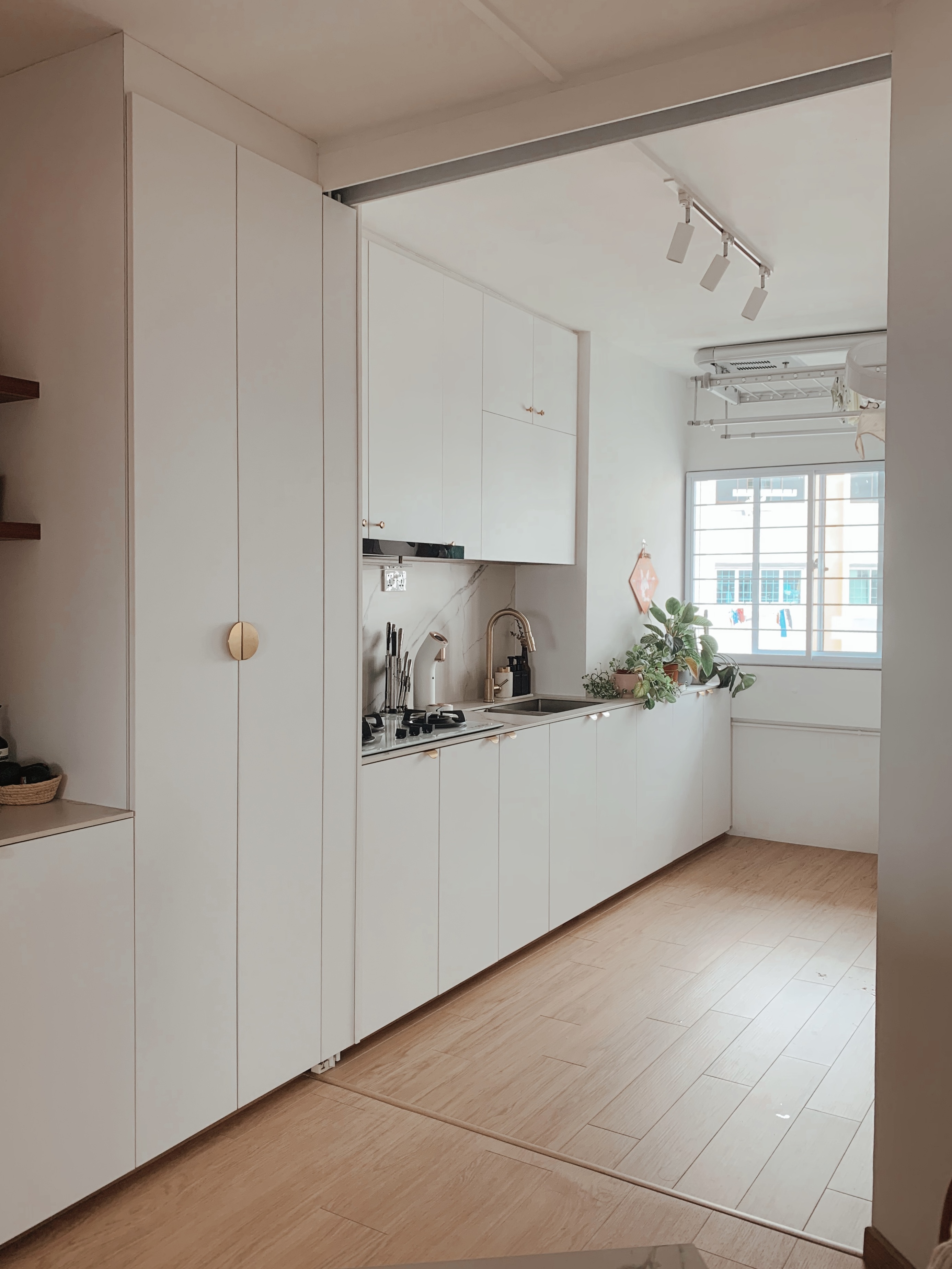 Our open-concept but practical kitchen