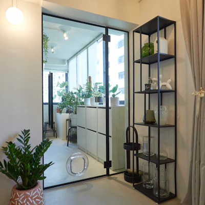 Customer home photo 2: Balcony Garden With Doggy Door & Shoe Storage