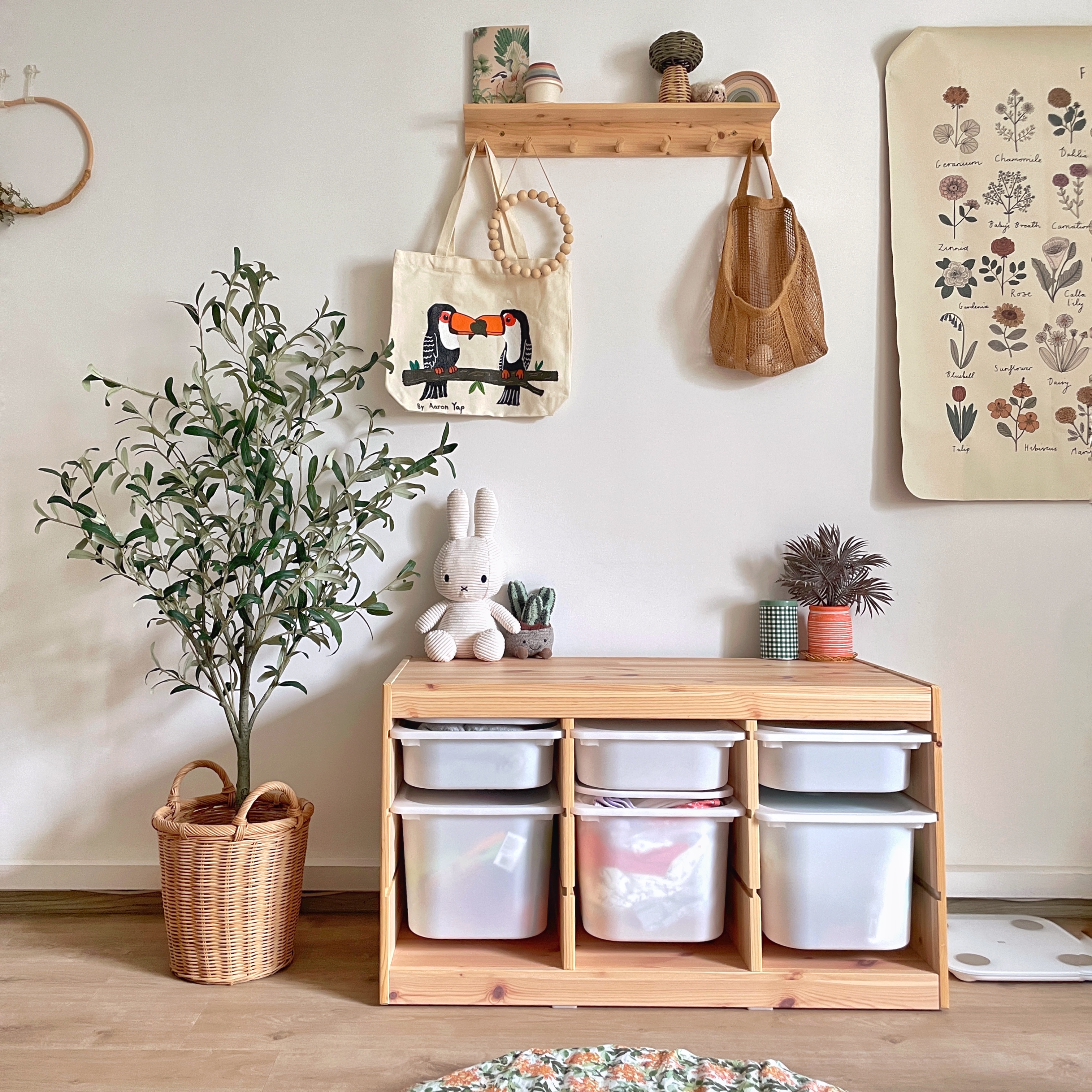 Calming and cheery nursery