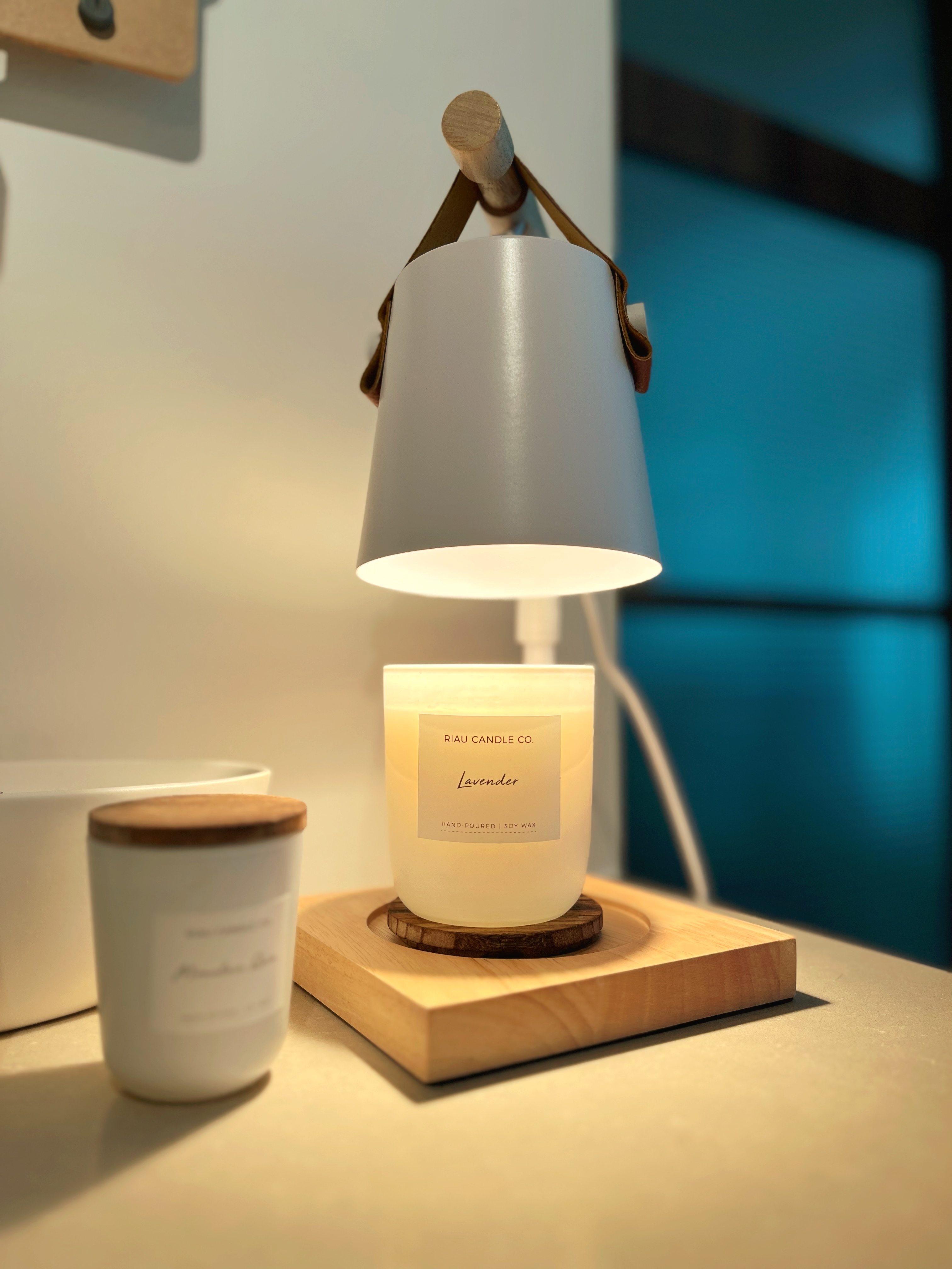 Favourite home purchases 6 months in! (Part 1) - Hand-poured soy wax candle, Riau Candle Co., lavender scent, soft glow