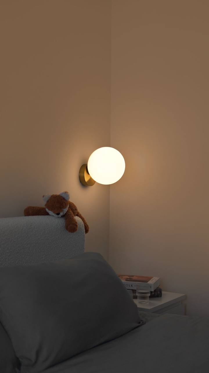Simple Yet Modern Bedroom for your dreams to come alive - Soft, cozy bedroom scene with warm lighting, plush teddy bear