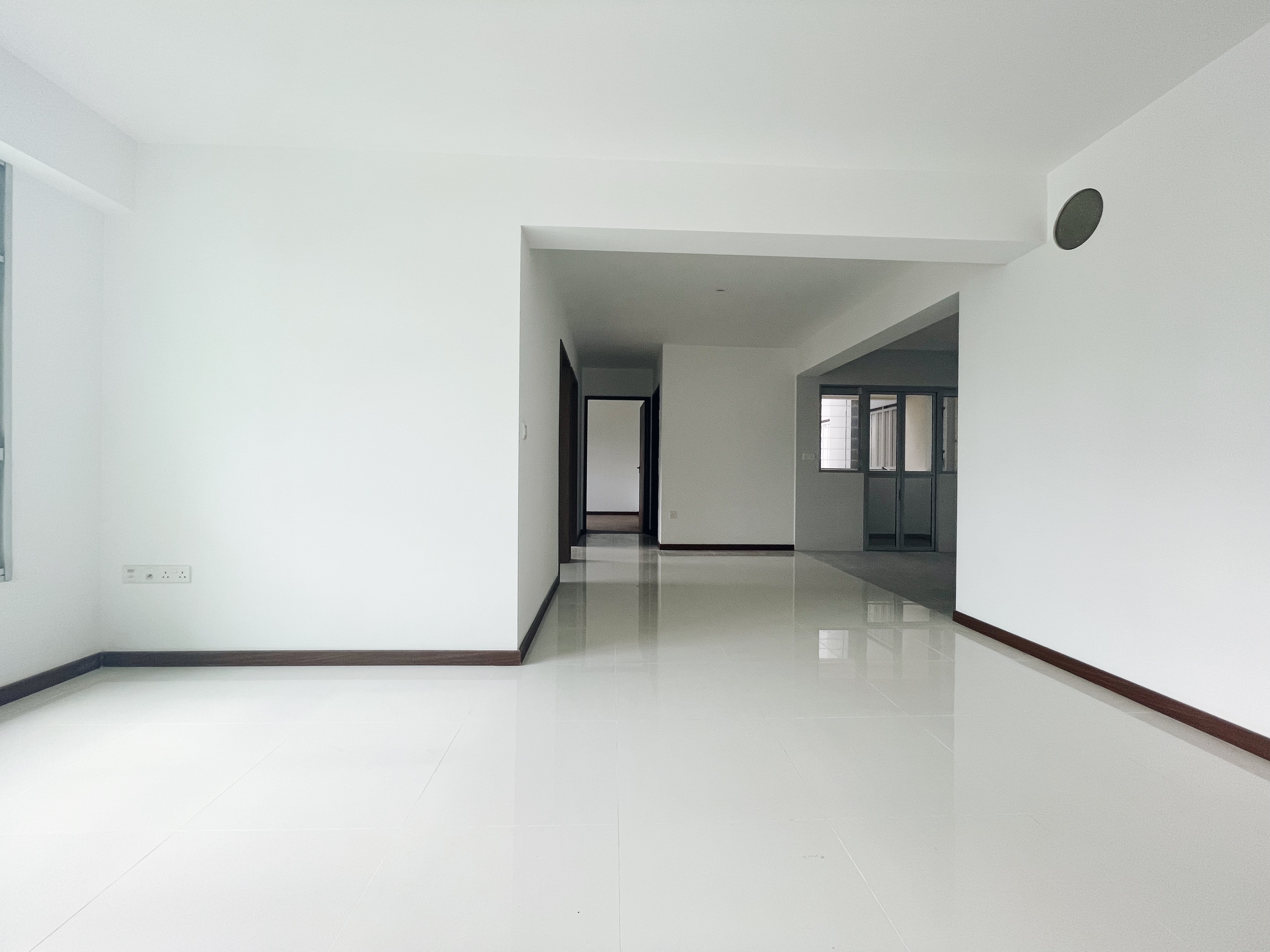 We knocked down all possible walls in our house. Some before & after. - White, minimalist, spacious, modern, clean, bright