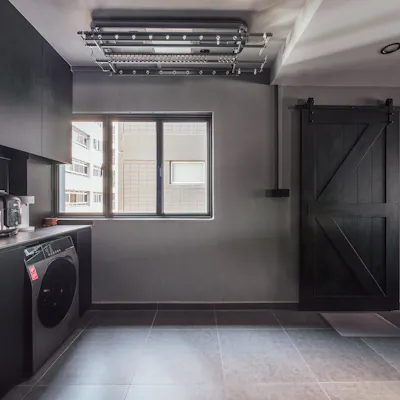 Customer home photo 10: Our laundry area (it's just a corner)