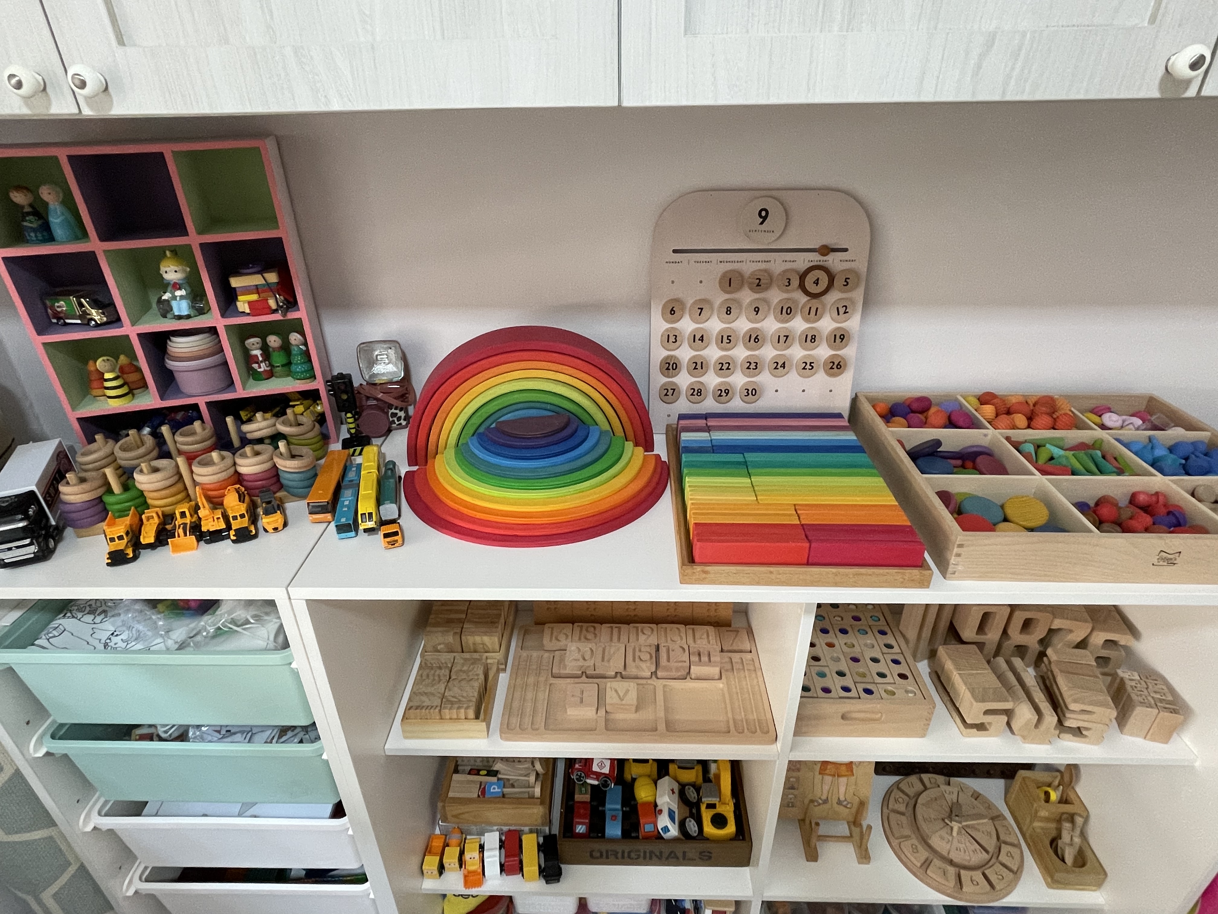Montessori-inspired play corner