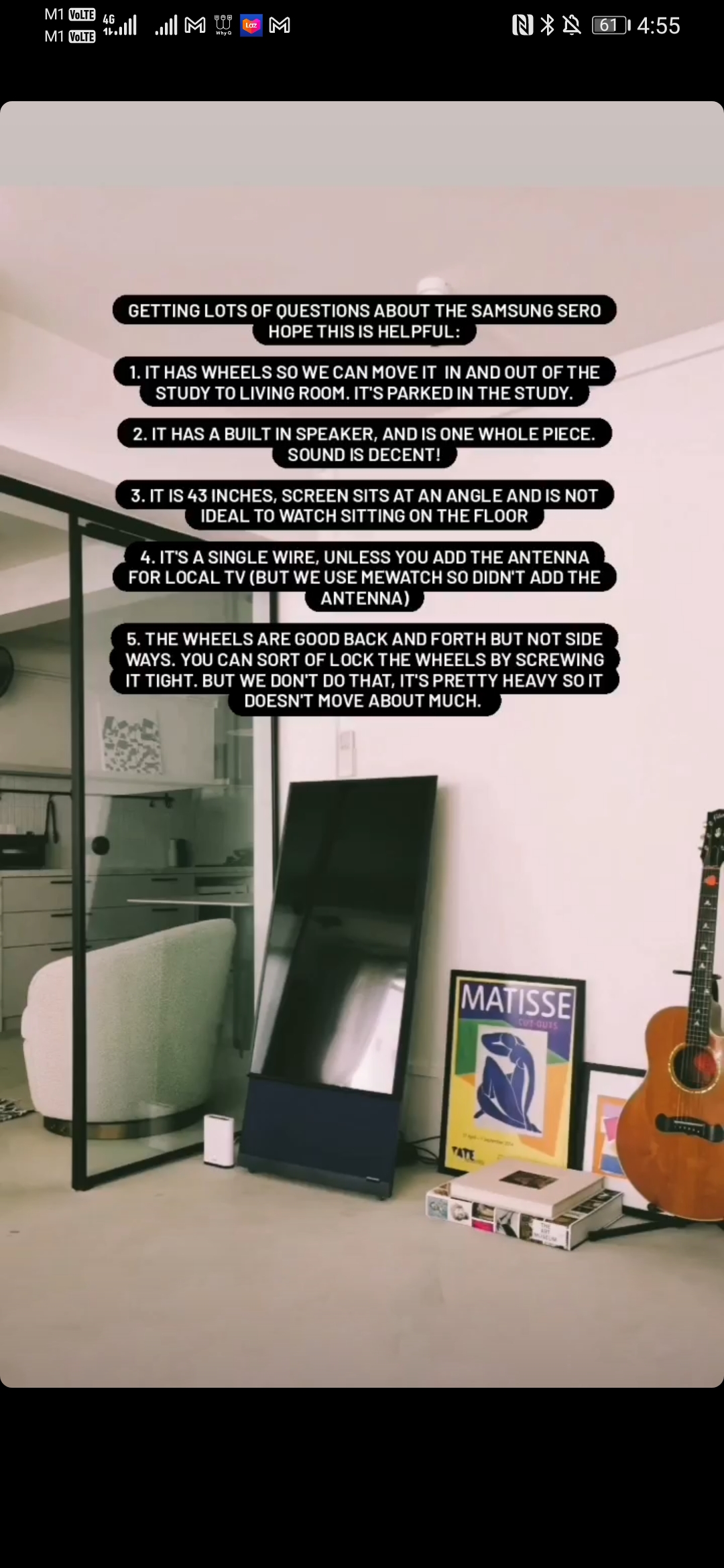 Study room or plant paradise? - smartphone, Samsung, stereo, study room, wheels, speaker, sound, antenna, glass, chair