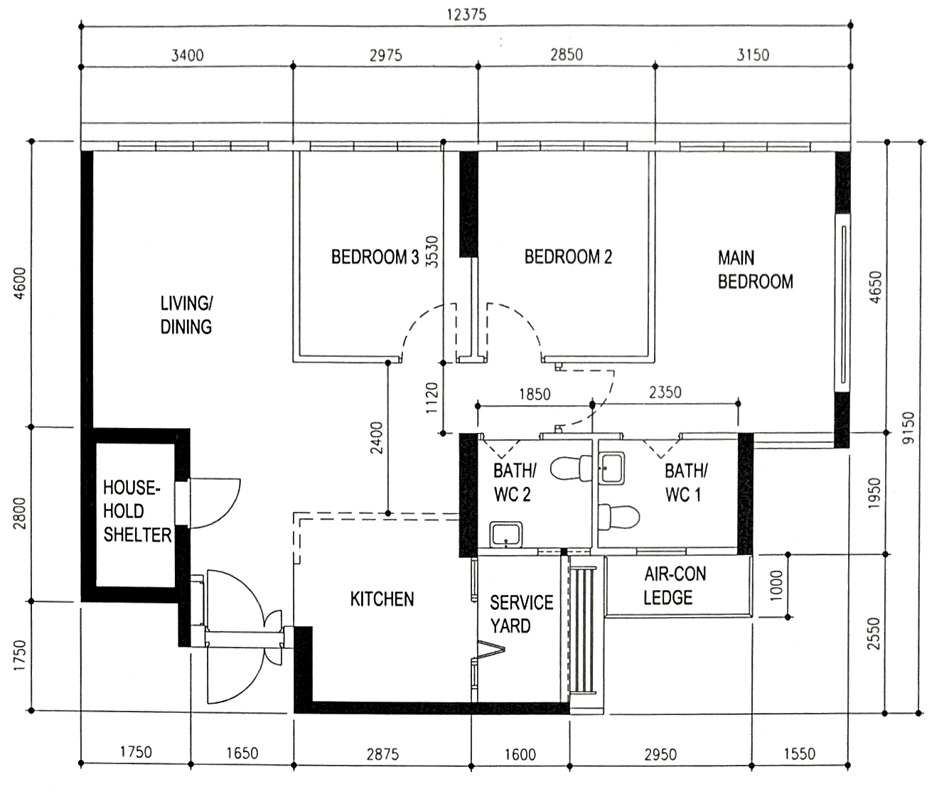 Our Mid-Century Modern home | Renovated under 40k  - Living area, dining area, house shelter, kitchen, main bedroom, bedroom