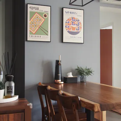 Customer home photo 5: Scandi-industrial city fringe BTO with minimal built-ins