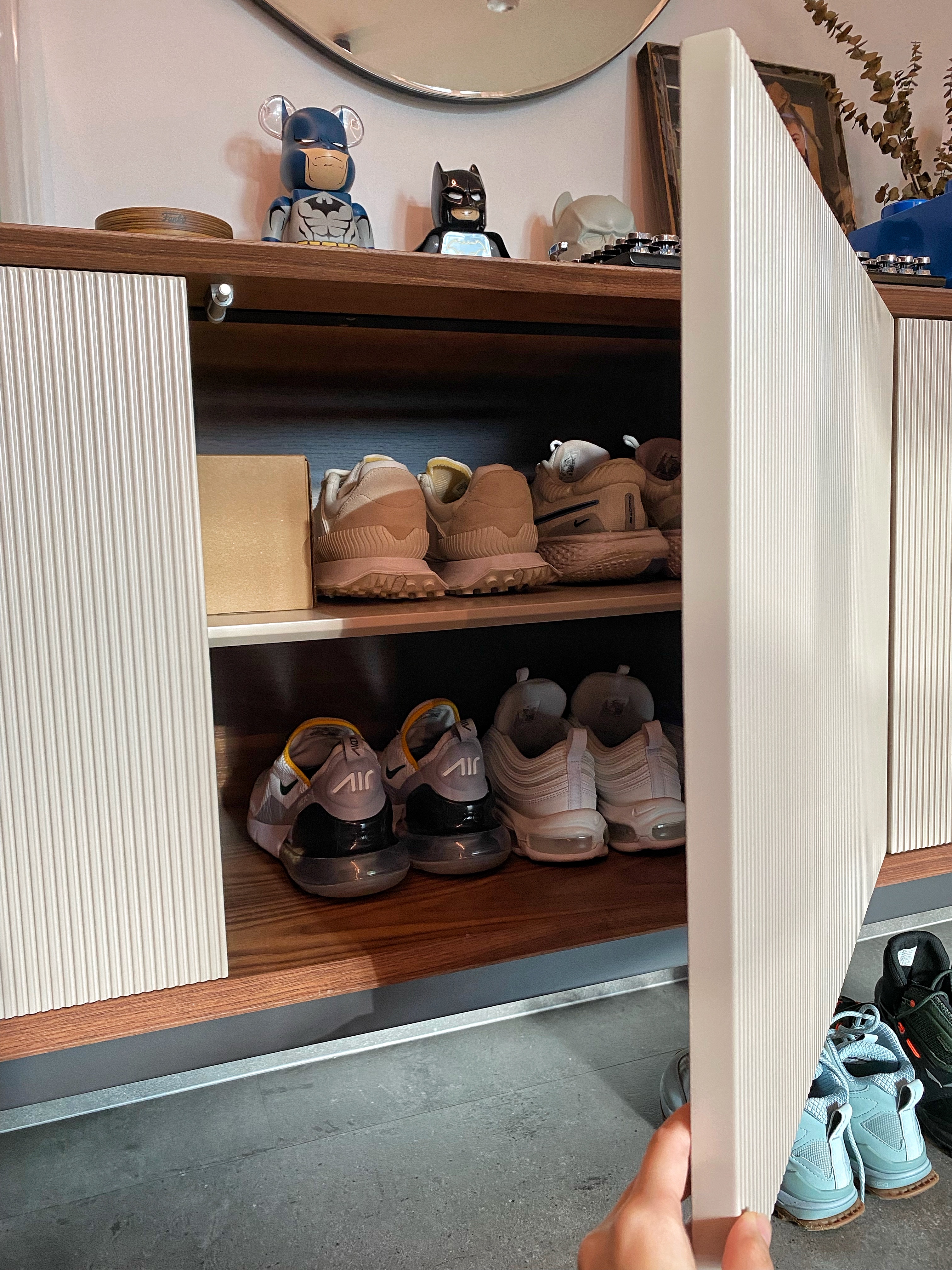 Hobby is what you call the little things that spark joy - shoes, sneakers, sports shoes, white sneakers, gray sneakers, black