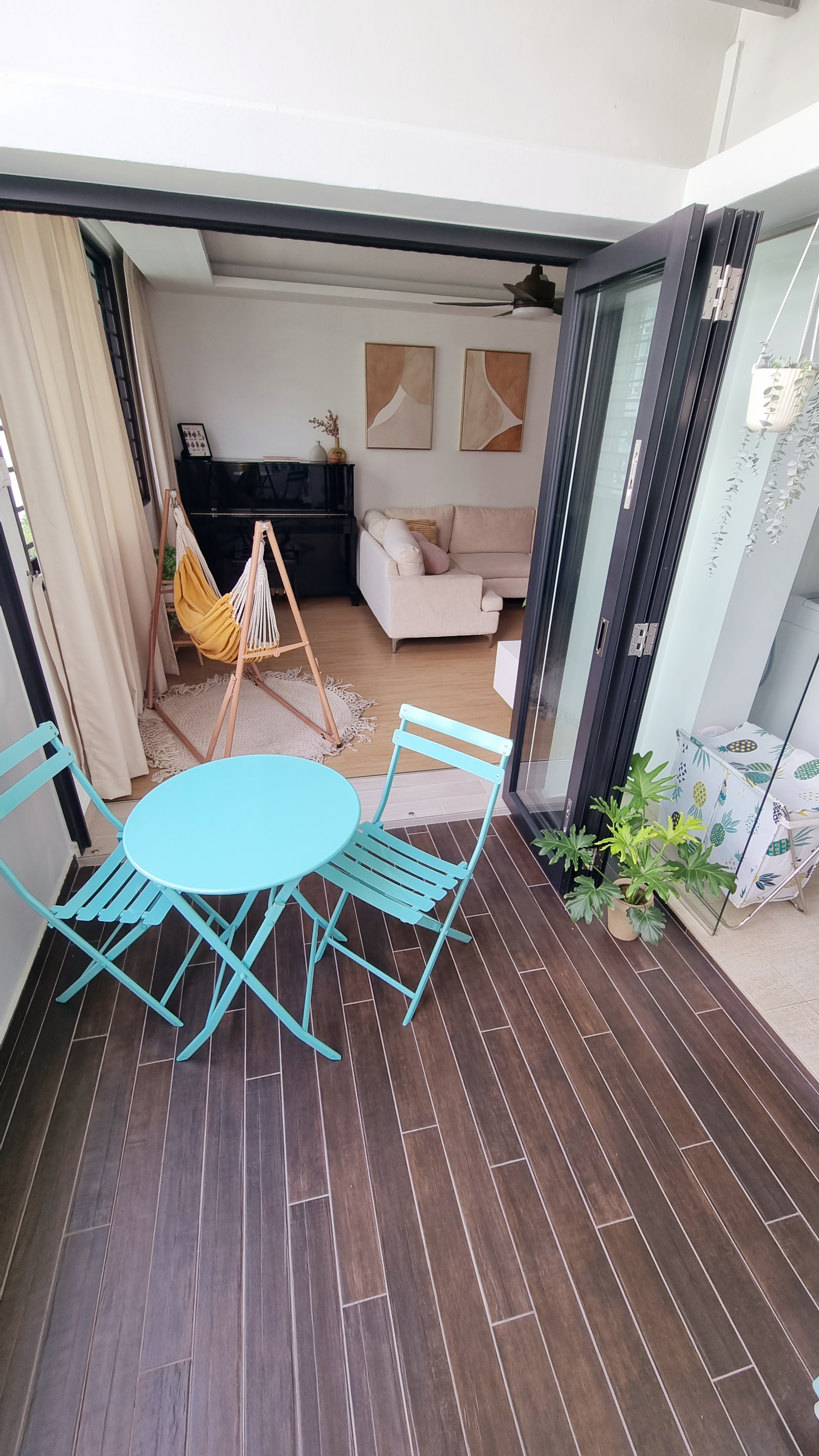 Where we do our laundry with POP OF COLOURS