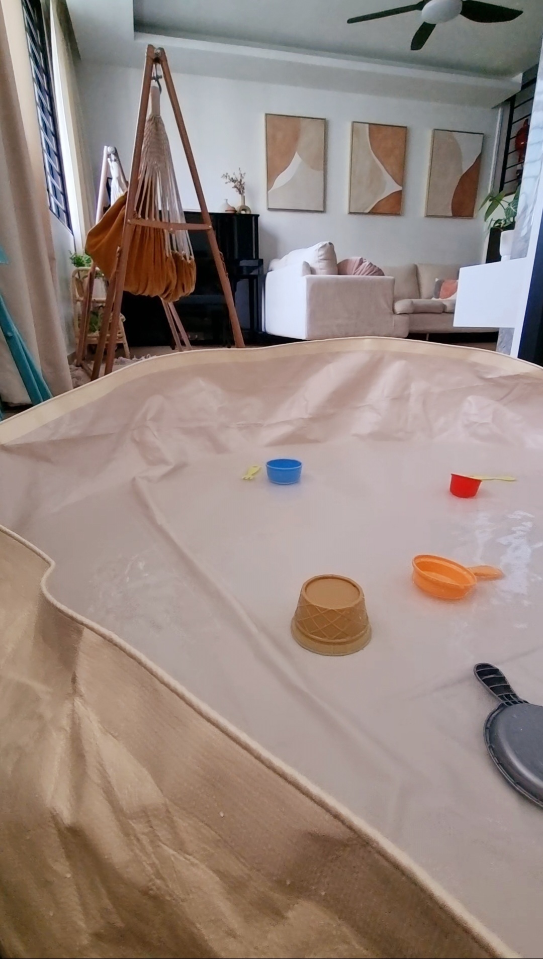 Where we do our laundry with POP OF COLOURS