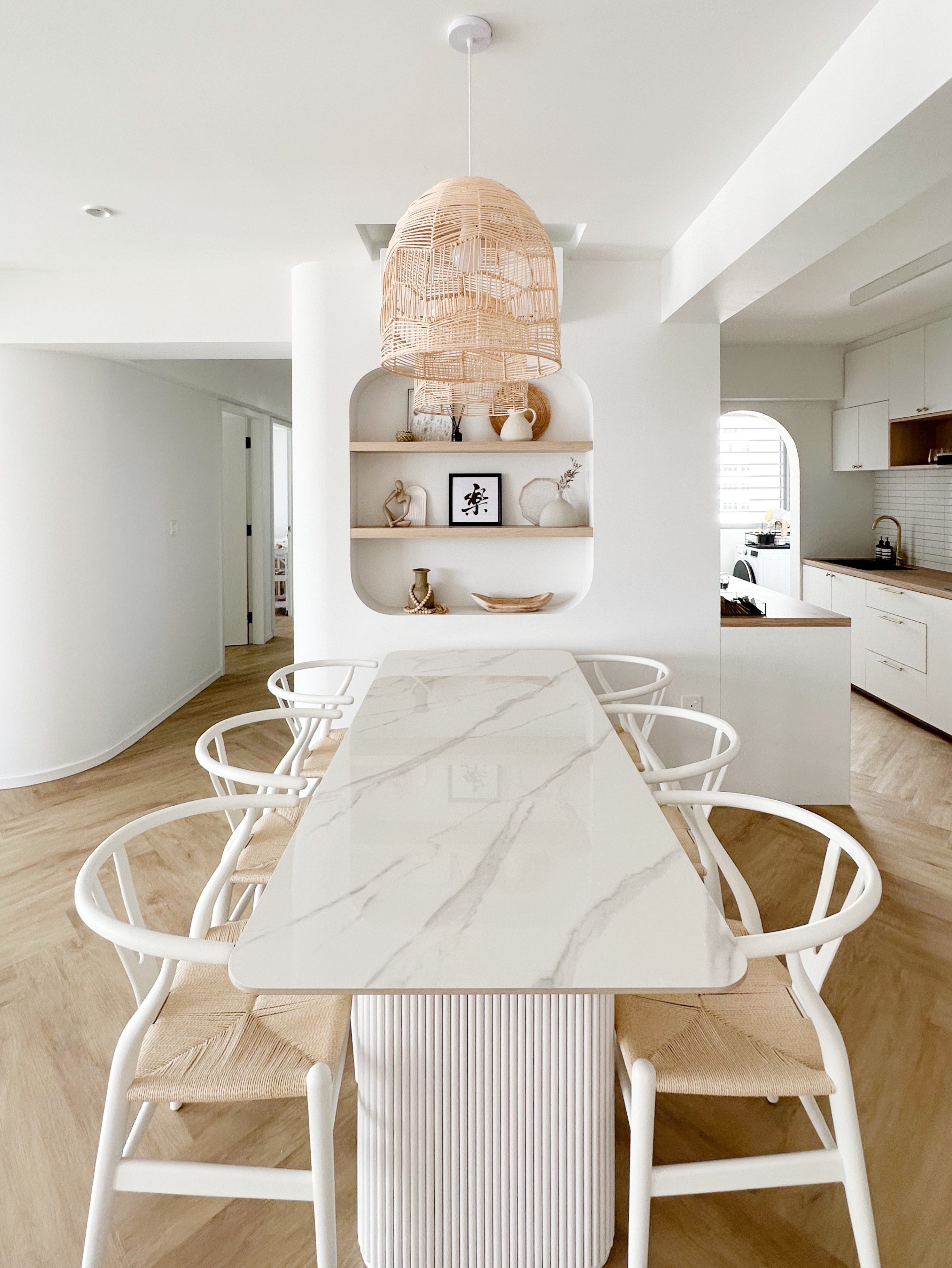 Our Dining Space: Where Coastal Living Meets Boho Chic