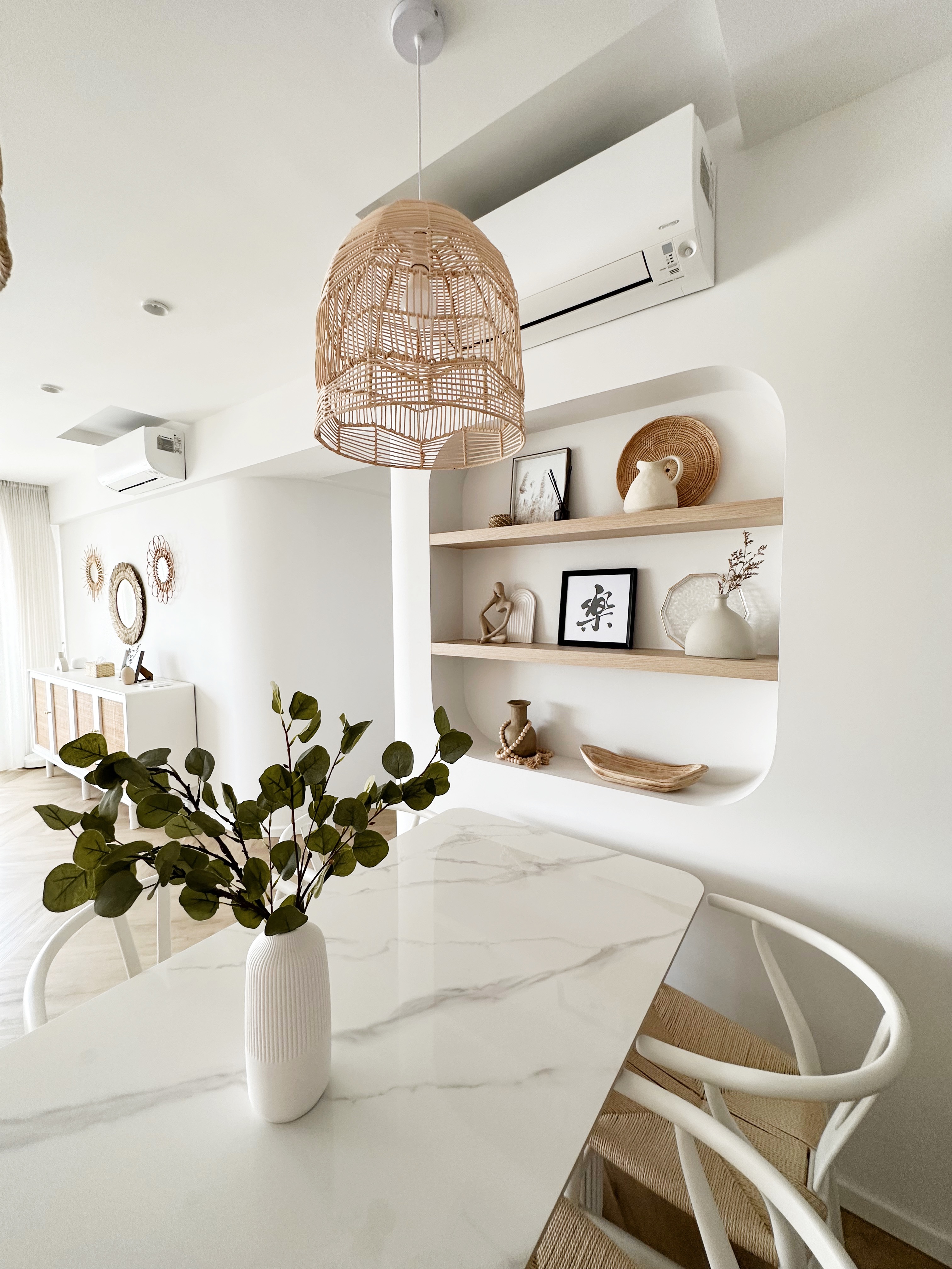 Our Dining Space: Where Coastal Living Meets Boho Chic