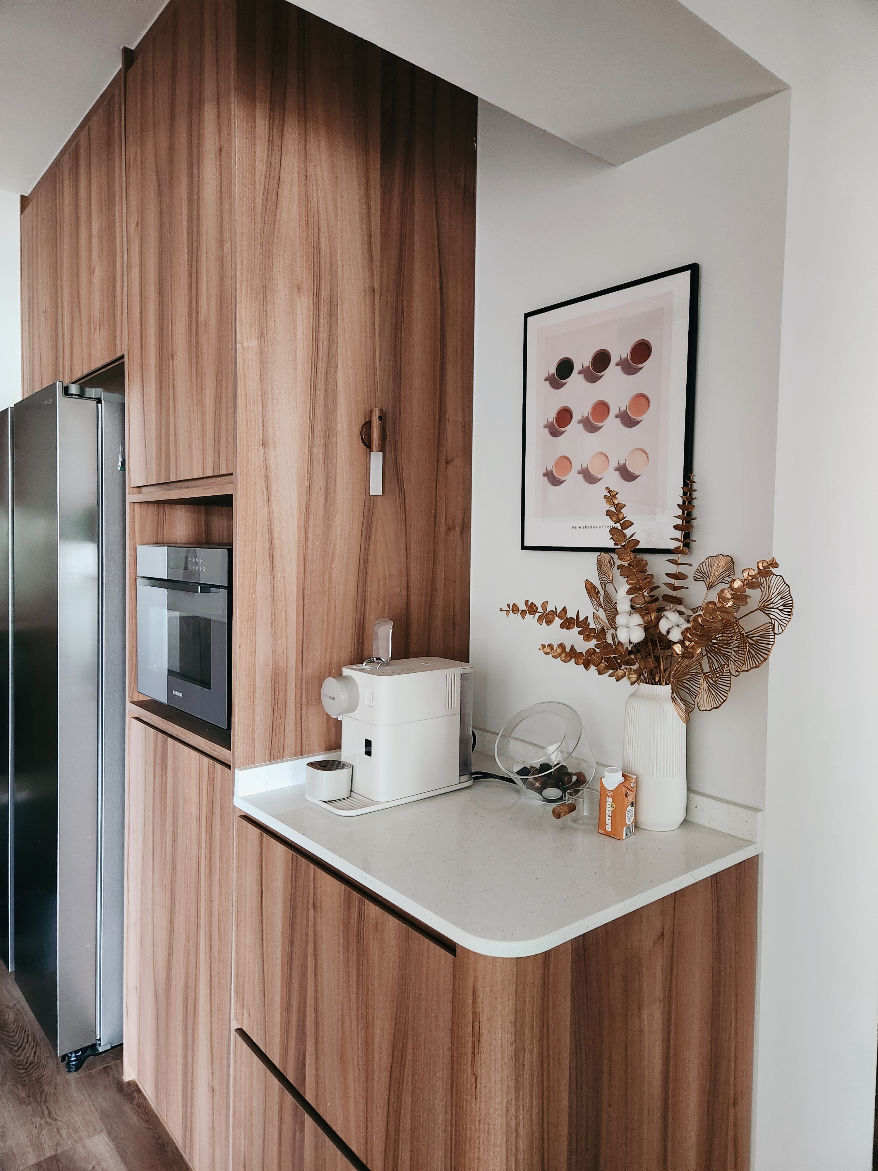 Open Concept Kitchen is the way to go - Wooden kitchen cabinets, modern design, sleek appliances, stainless steel