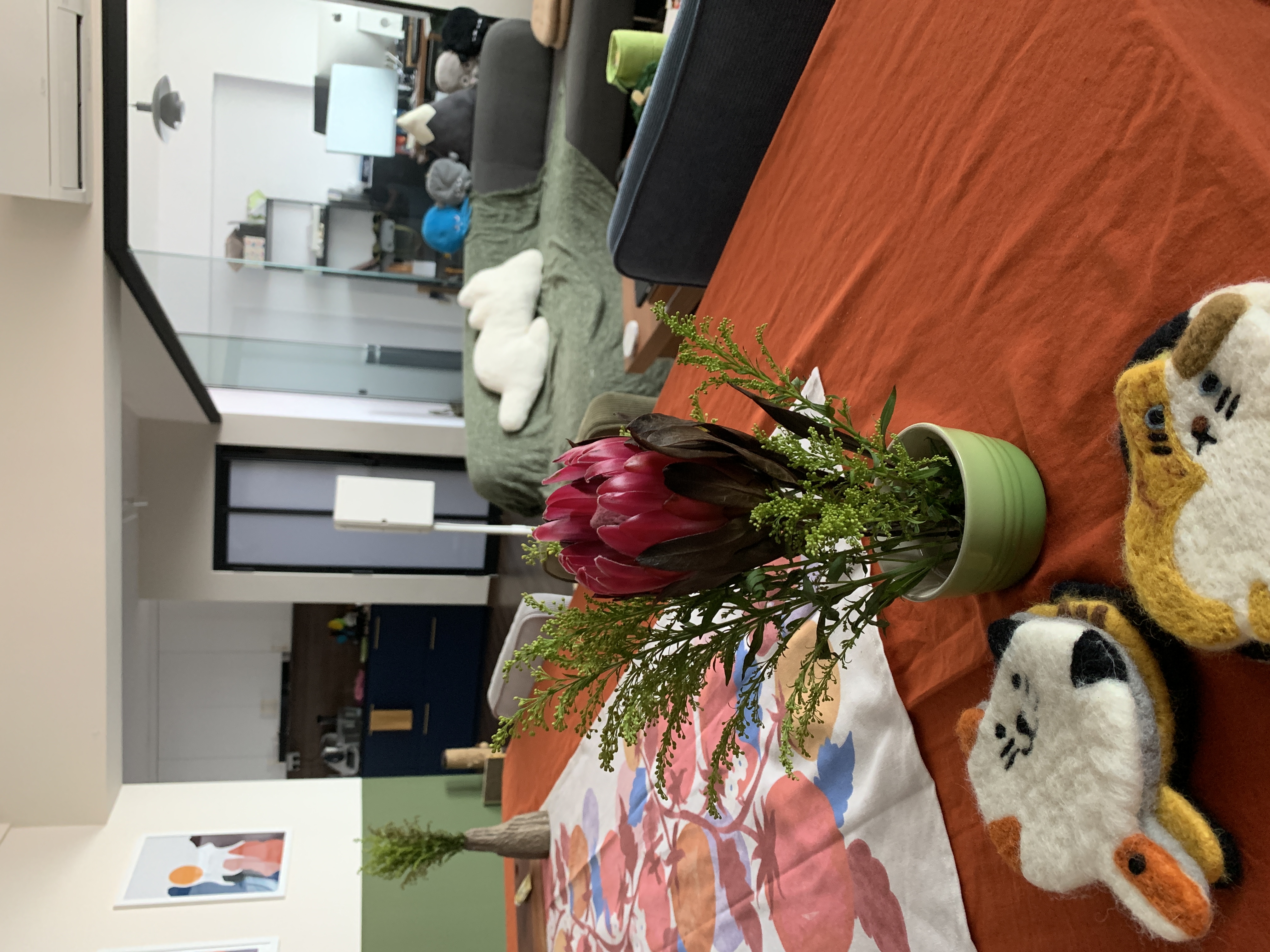 Little touches to add greenery through our home