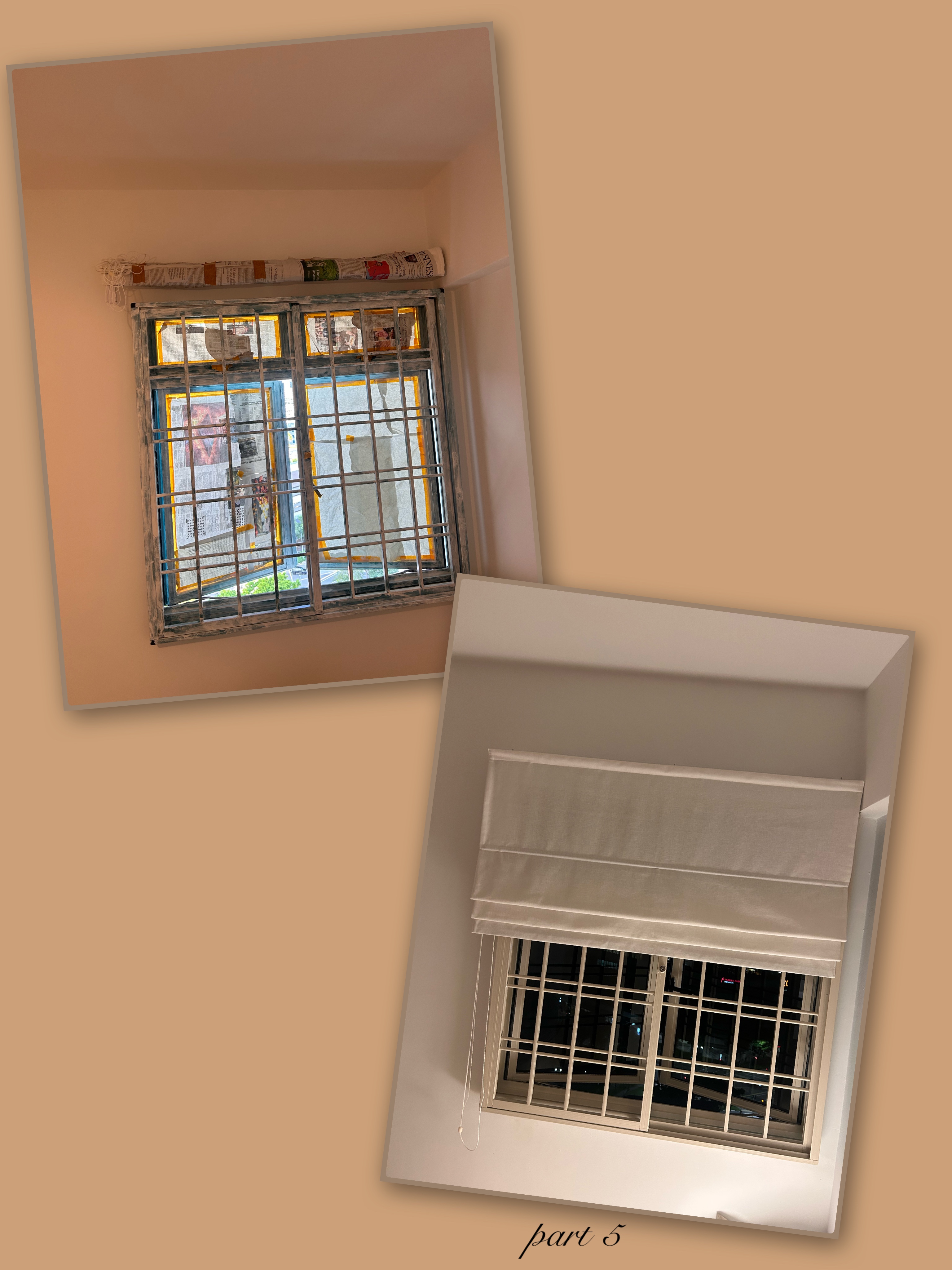 Diyhacks Window/Window Grille transformation through painting 🤎