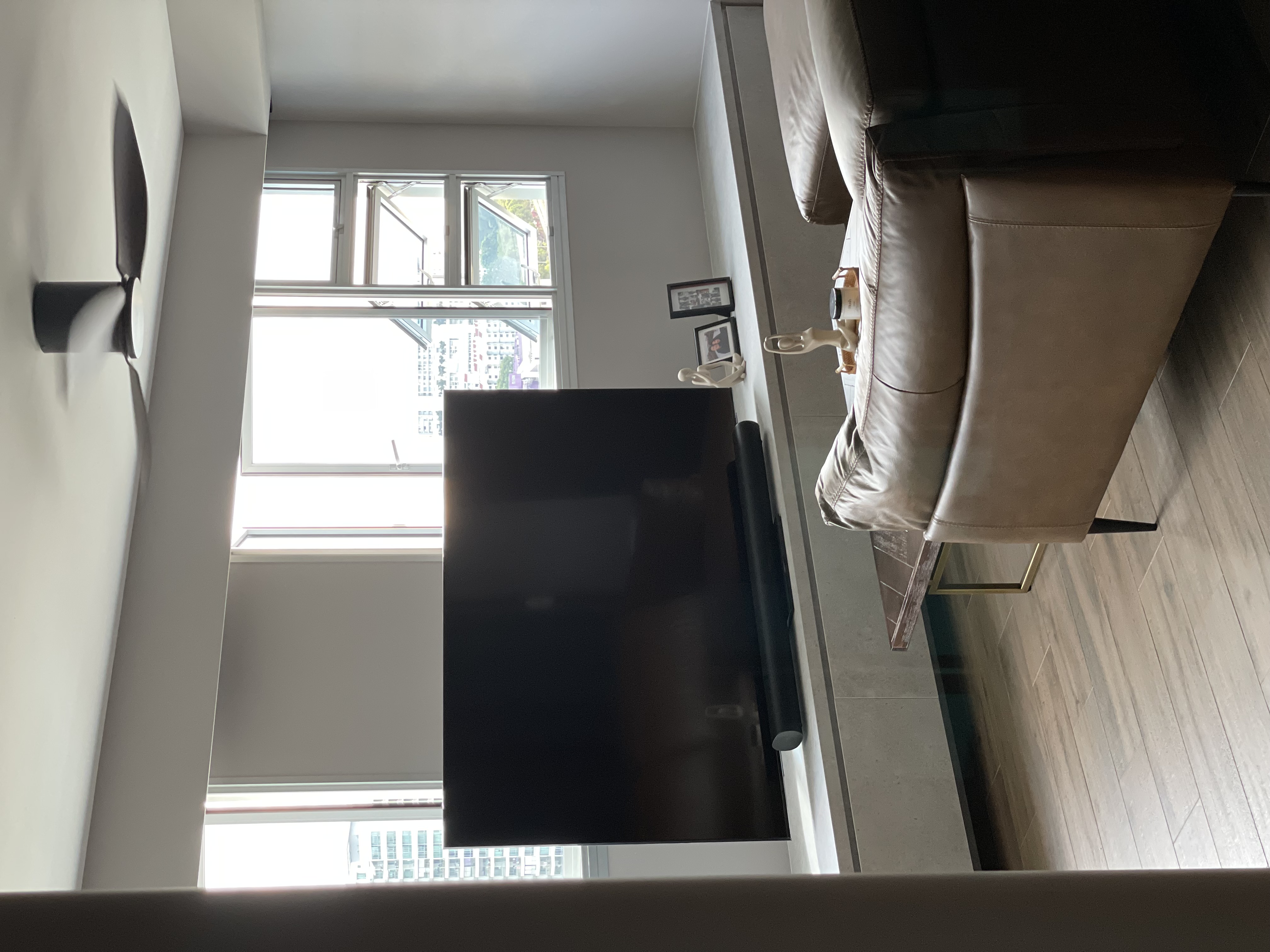 🏙️☀️vs🌛🌃 - see how much lighting affects the mood of your home! - Modern living room, minimalist design, large window