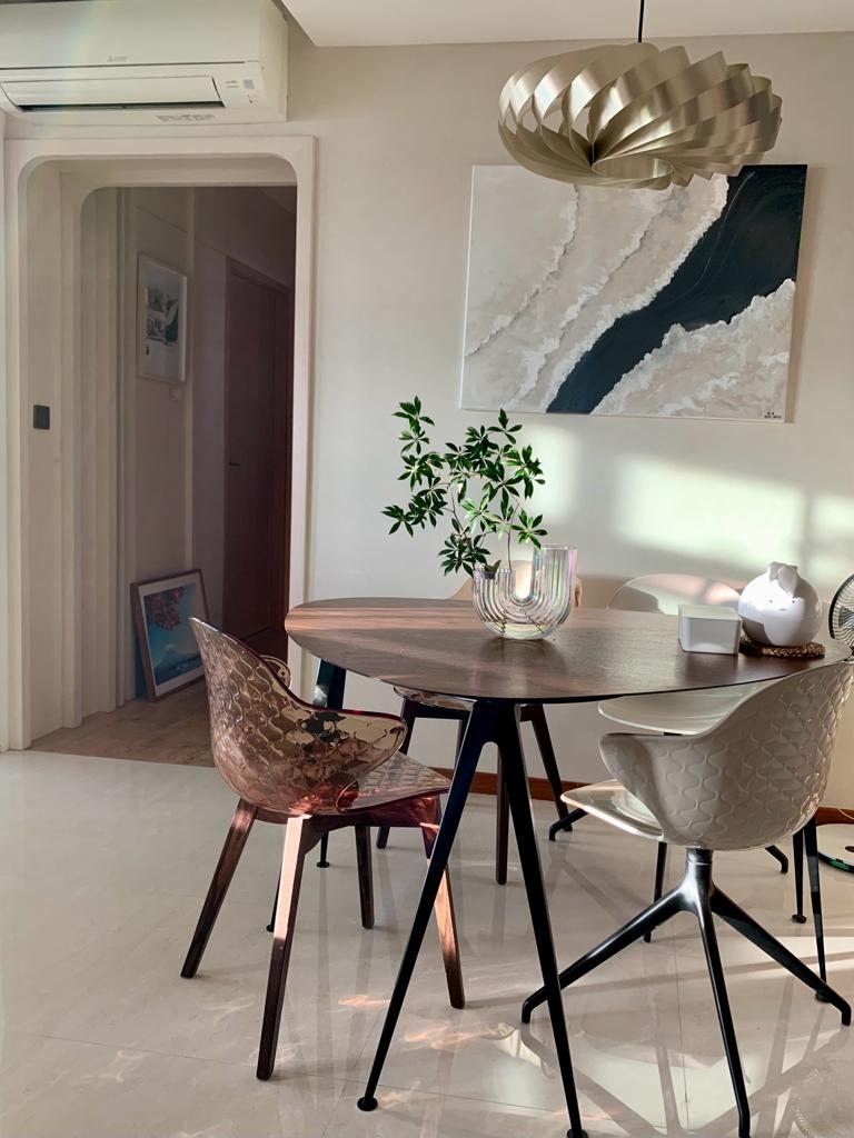 Japanese-Inspired-Interior-|-Dining-Room-with-hidden-storages