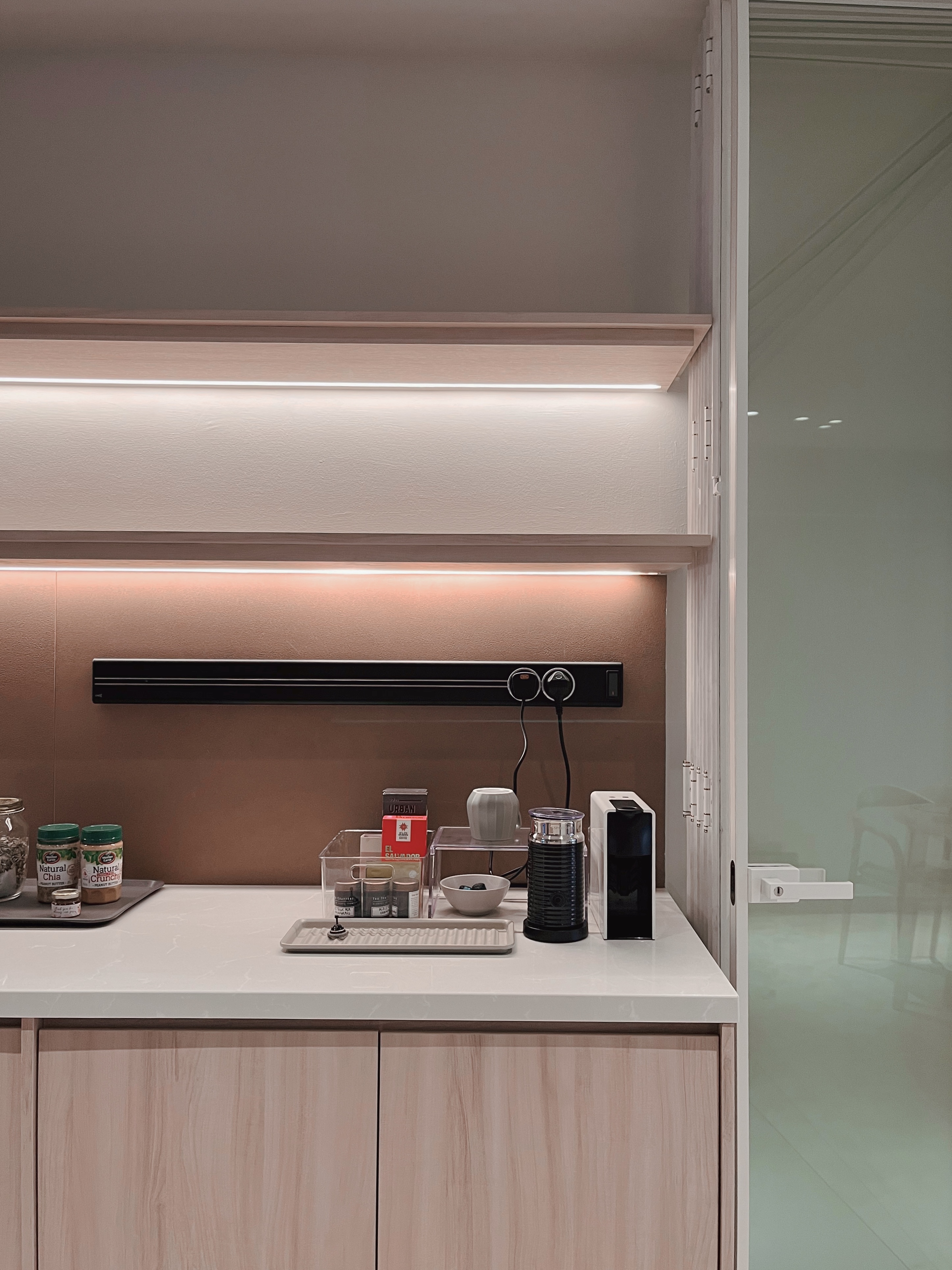 Squarish galley-style kitchen to maximise flow and function