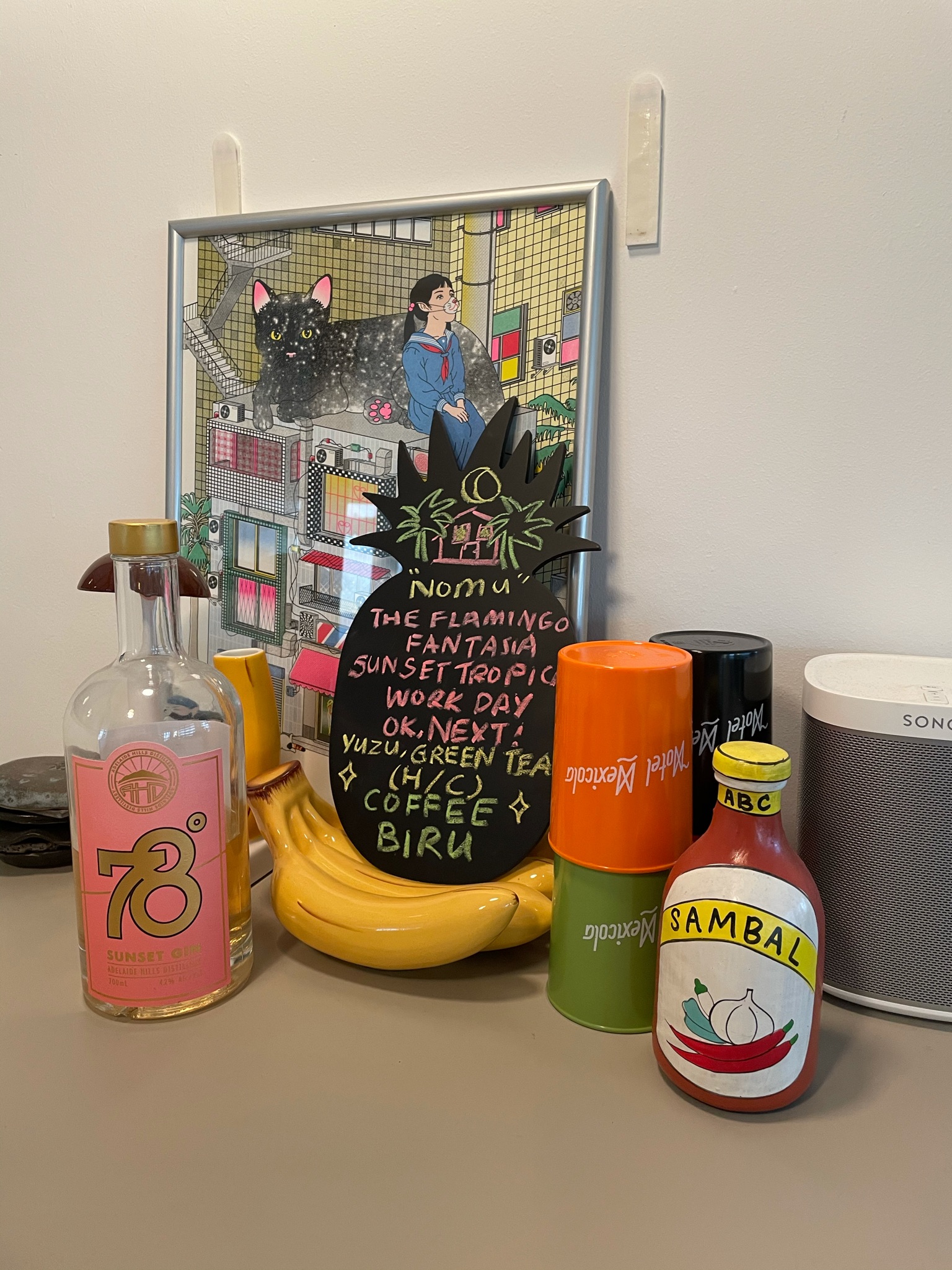 Epic Feasts and Growing Bonds: Our Dining Table's Journey to Grandeur - flamingo, sunset tropical, work day, ok, next, yuzu