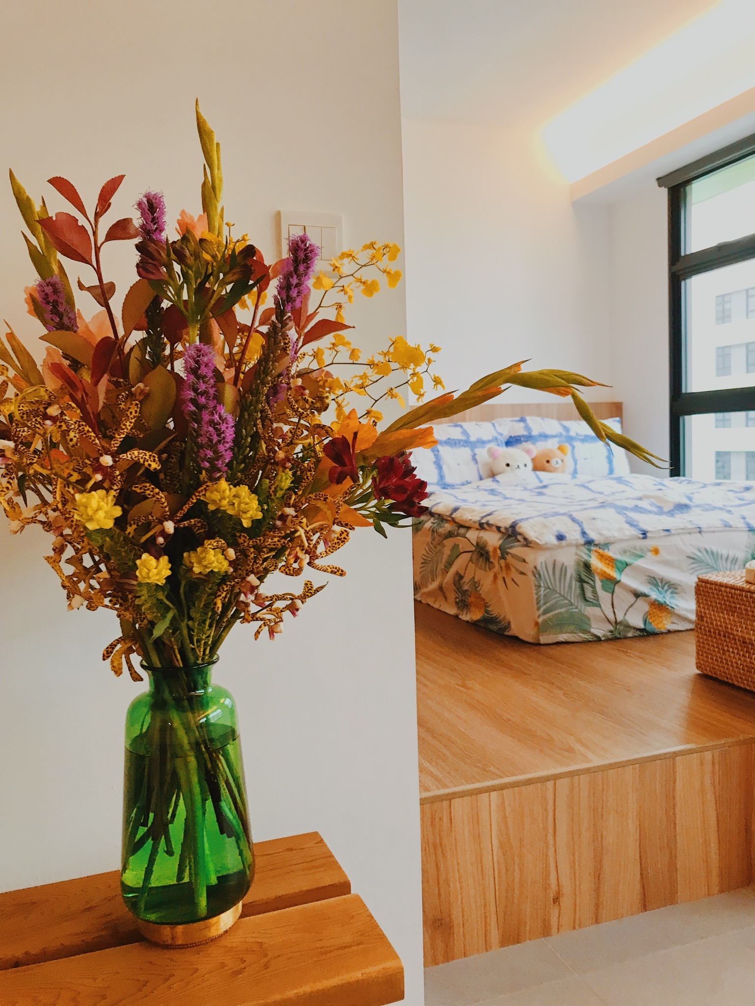 Transitioning From Communal Haven to Your Personal Quiet Retreat - vibrant floral arrangement, colorful flowers, autumn