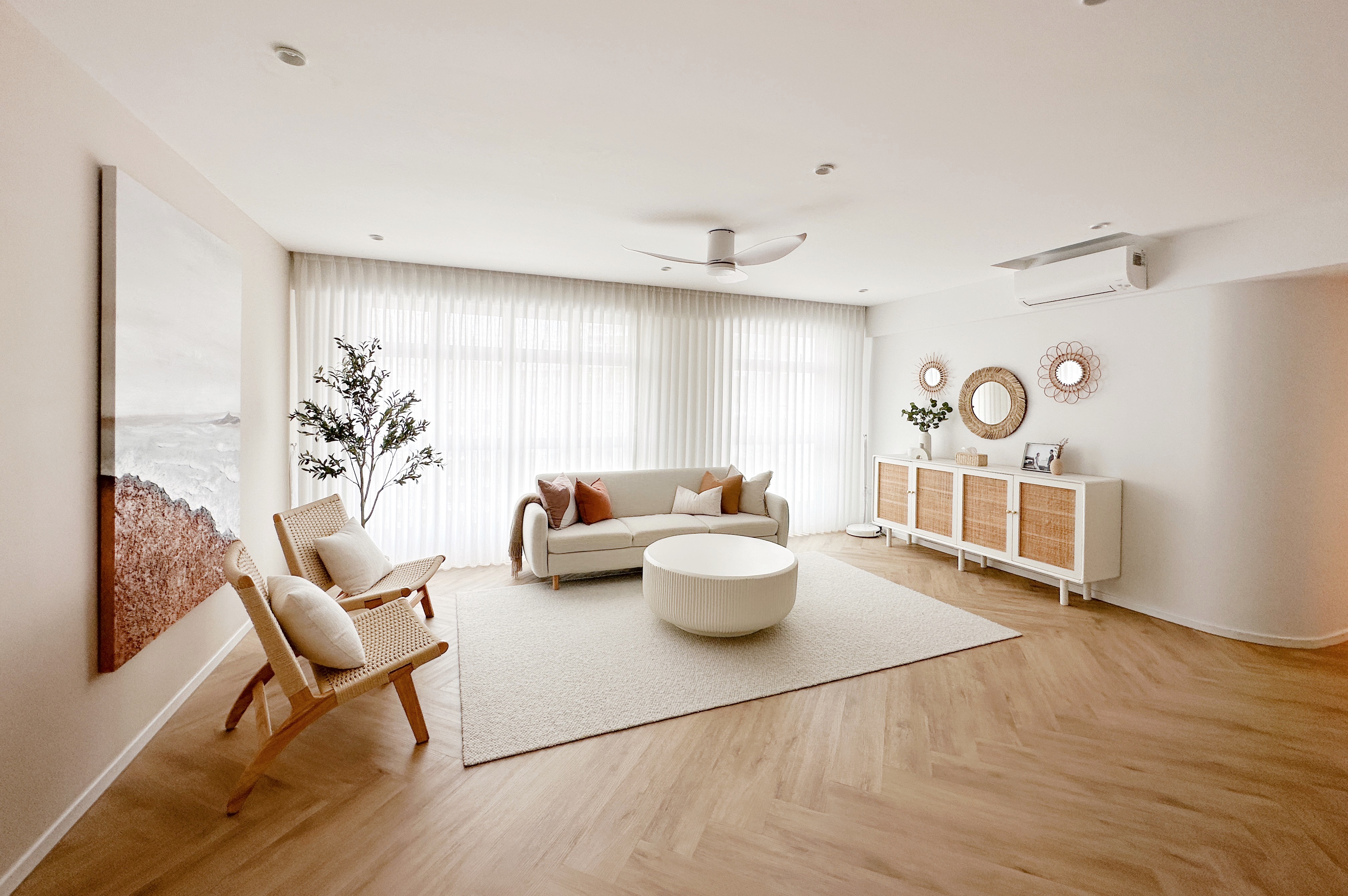 Our Dream Living Room With Modern Coastal Vibes