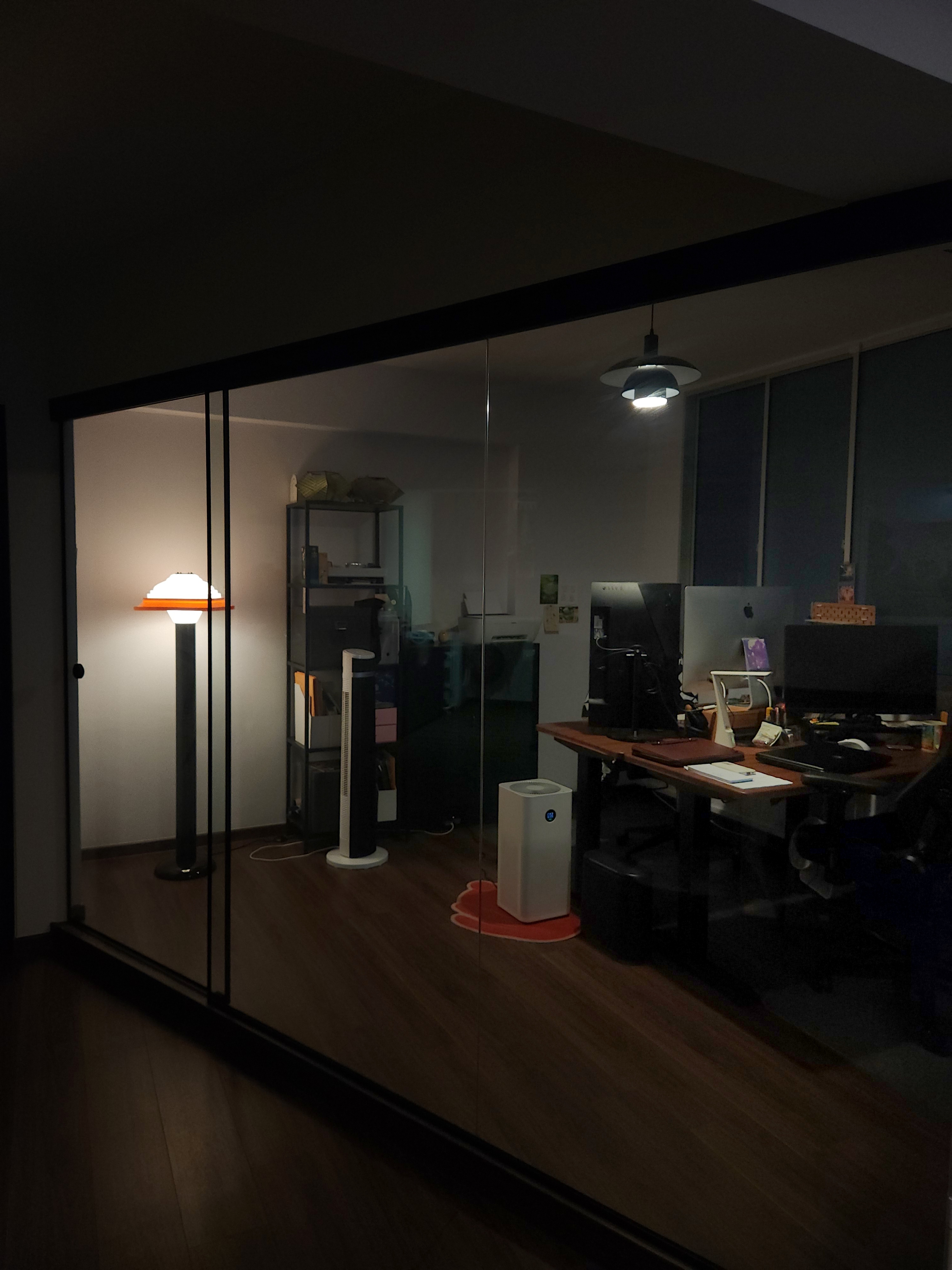 Our Trapezoidal Glass Office Where We WFH Everyday