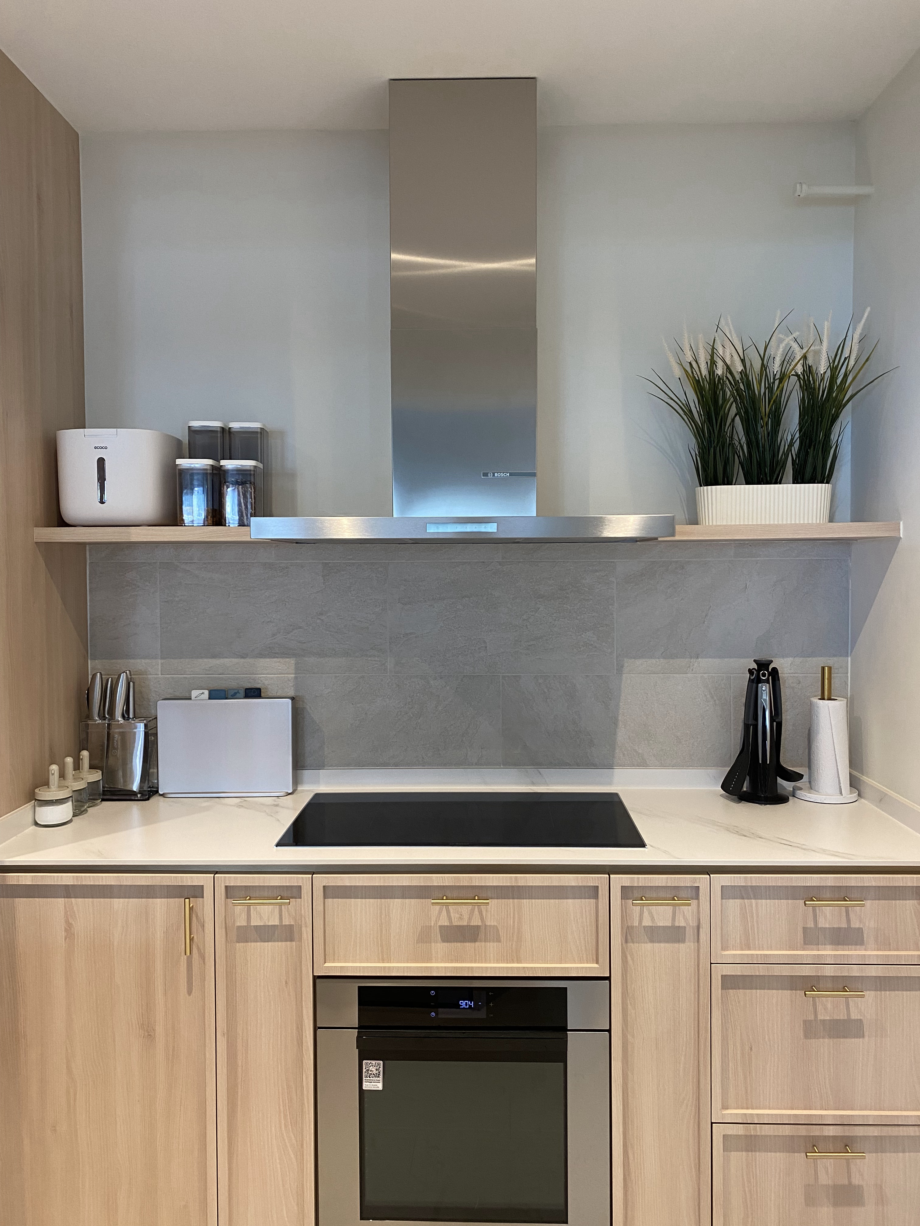 A kitchen meant for hosting