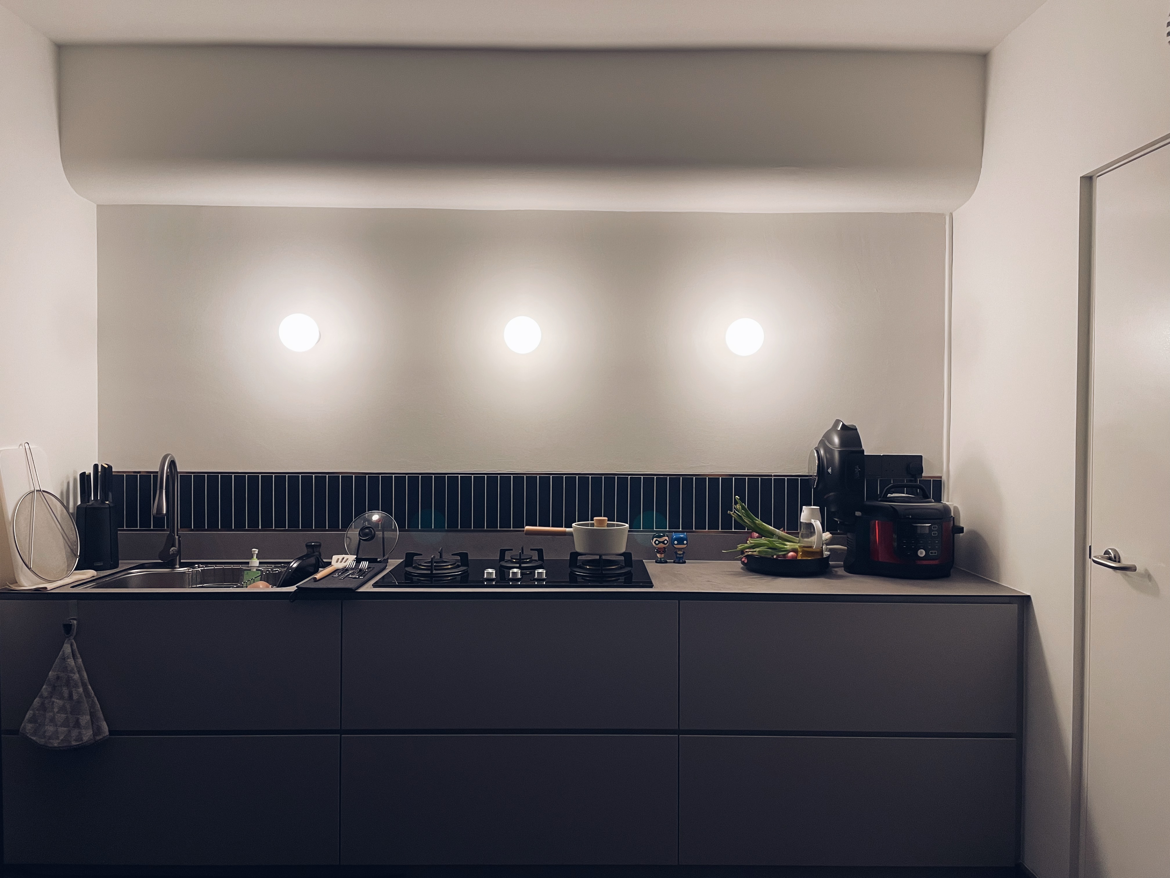 This is where the fun choice starts - modern kitchen, minimalist design, sleek cabinets, black countertops, stainless steel