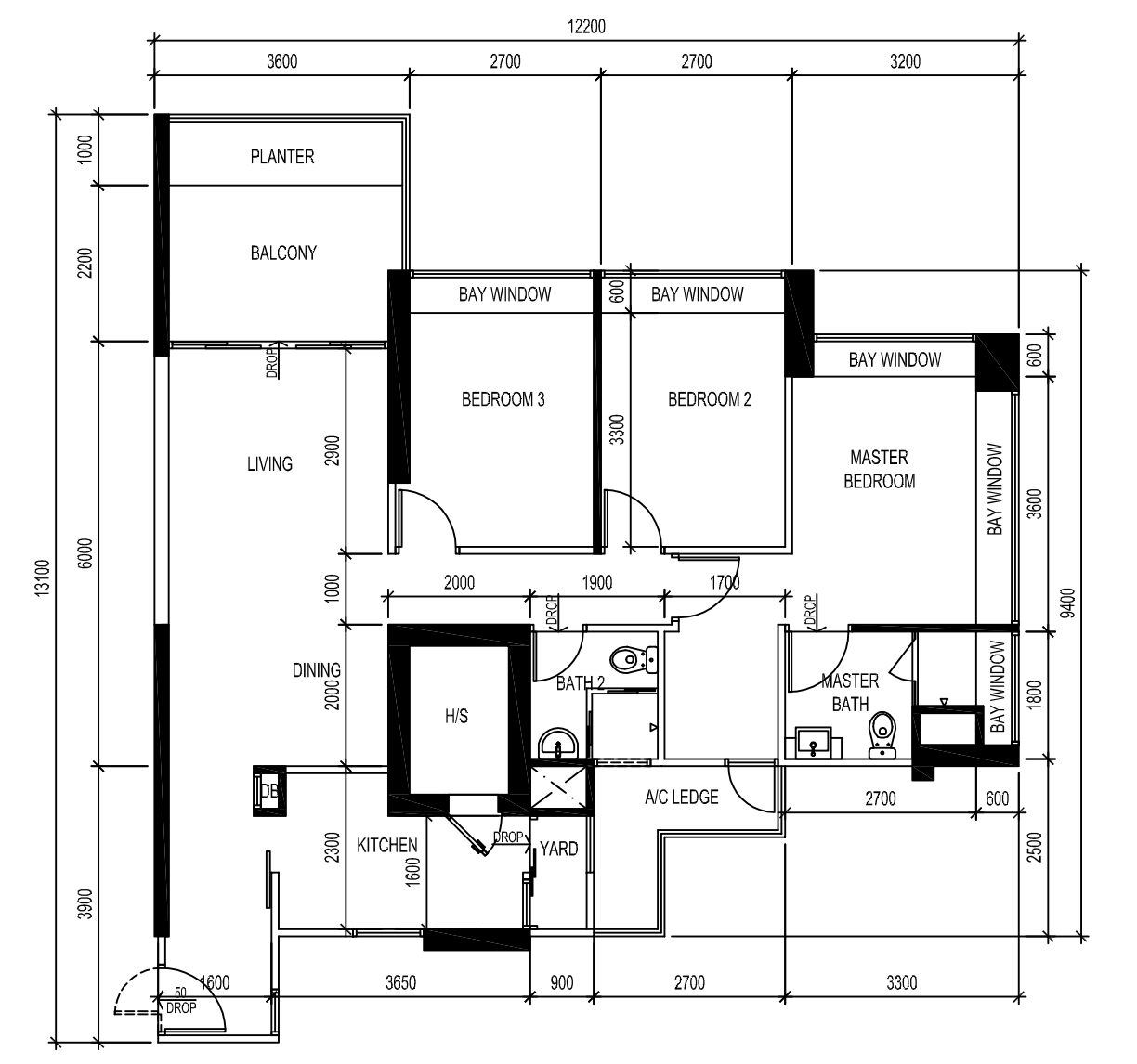 Welcome to our Open Concept Kids Friendly Home  - Multi-story residential building layout, Bay window design with bay