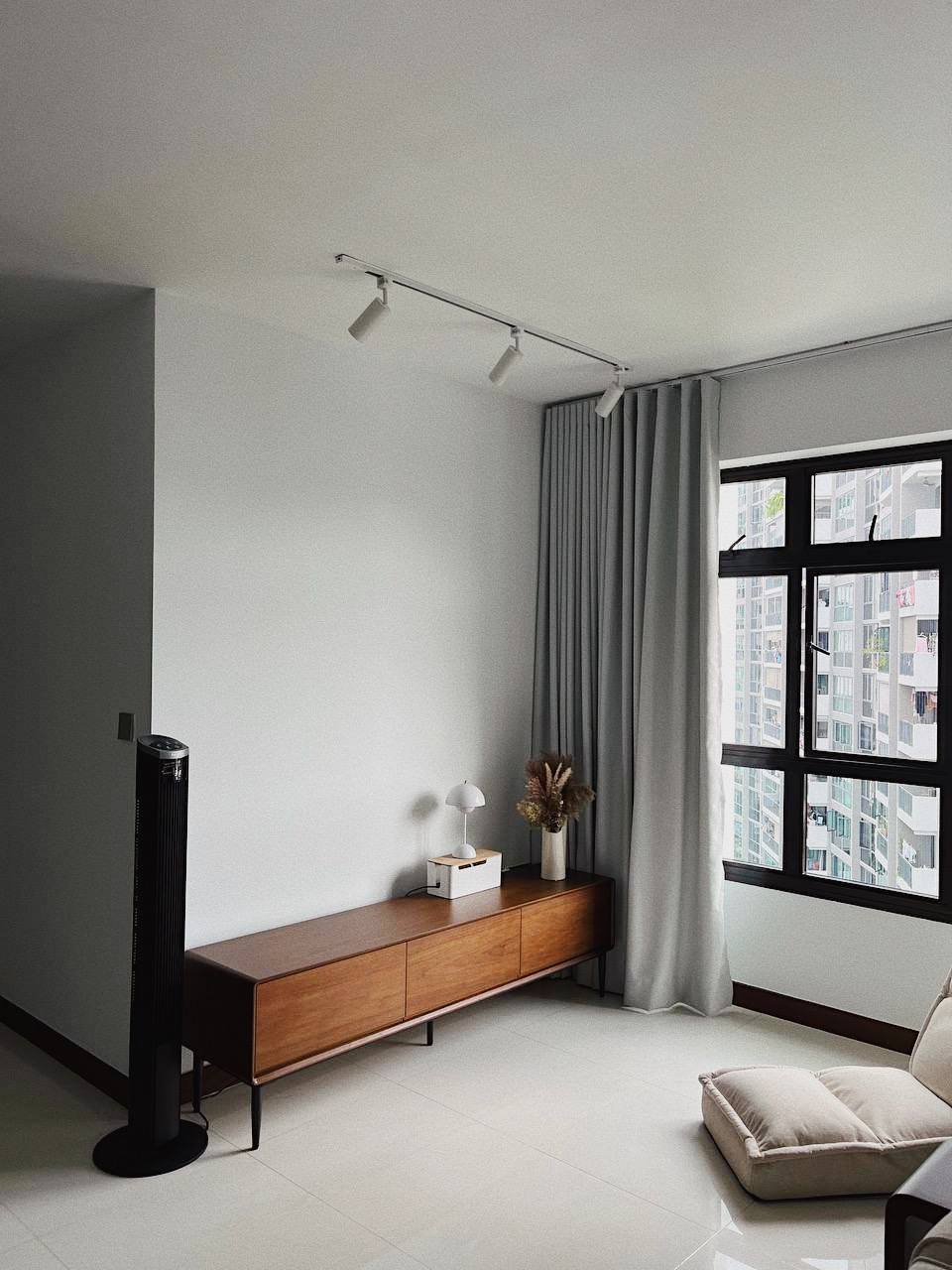 Mid-modern century with hand-me-down built-ins