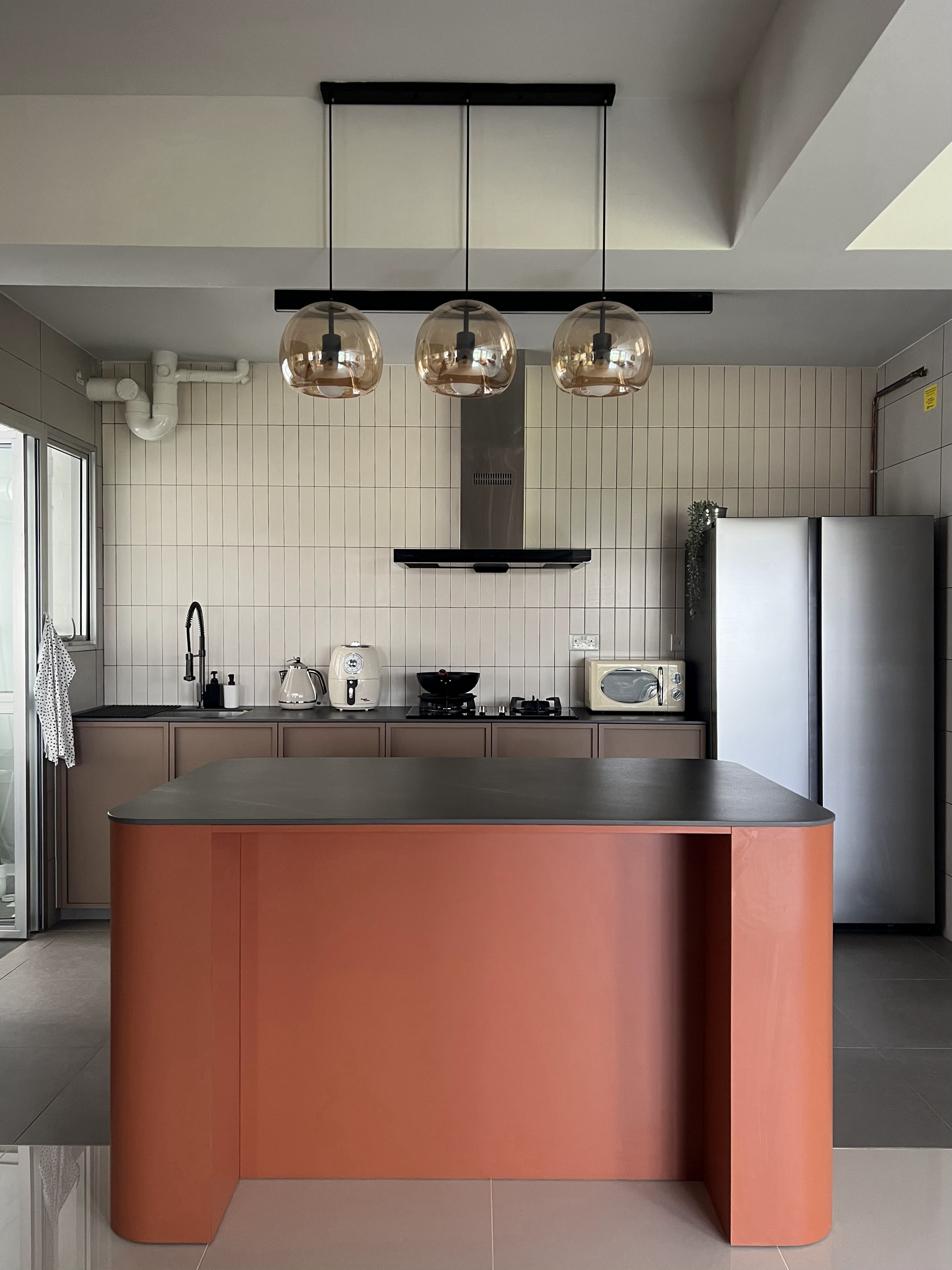 From Blank Canvas to Cosy Haven - modern kitchen, contemporary design, minimalist style, sleek countertops, large island