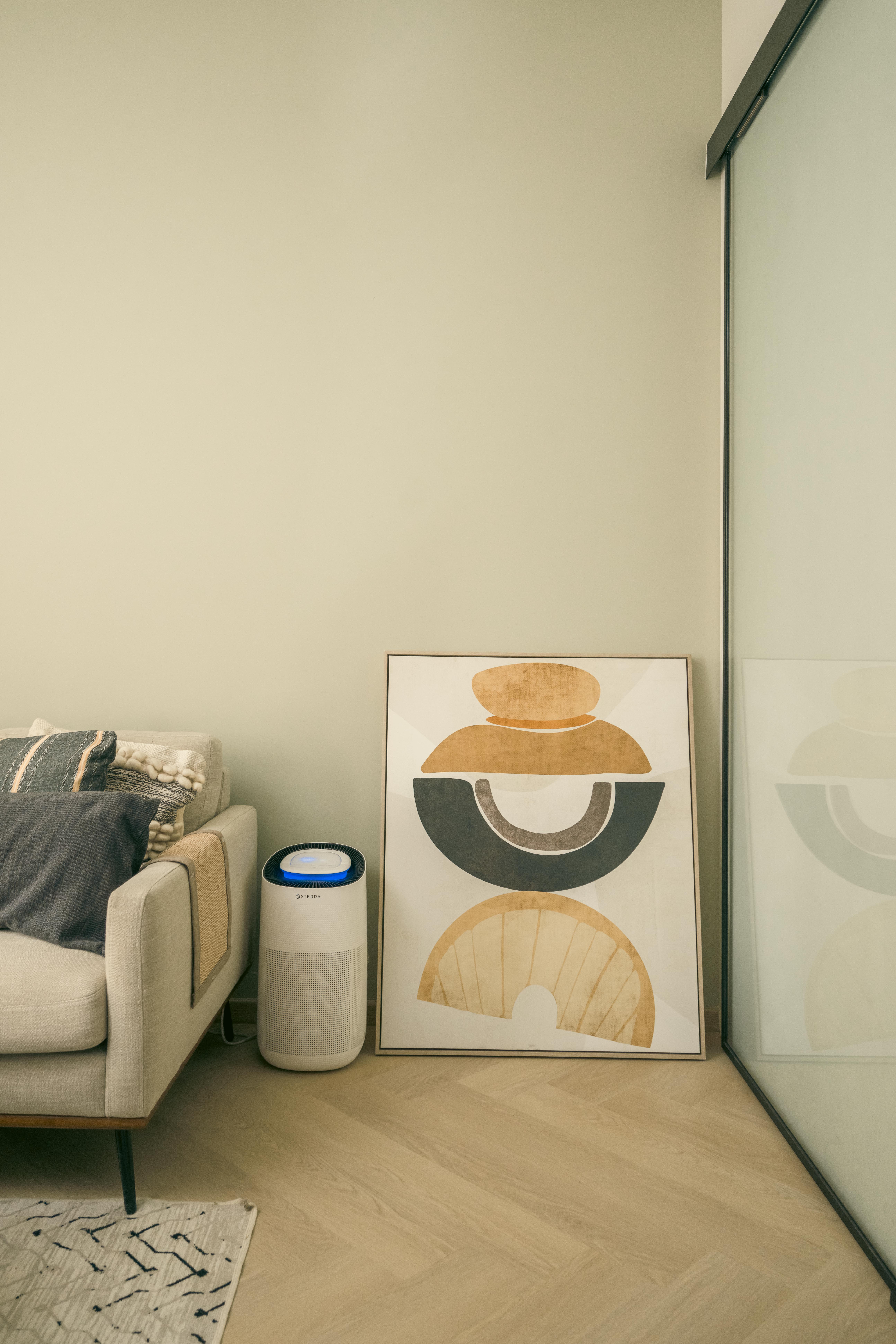 #RUMAHTHEABDULS&#x27; Second Home In The Heart Of Tampines - Modern minimalist living room, contemporary furniture, light beige