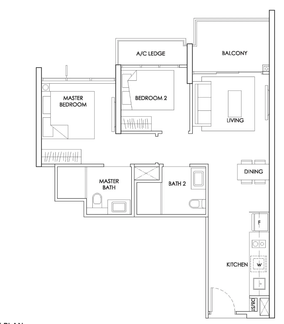 #RUMAHTHEABDULS&#x27; Second Home In The Heart Of Tampines - Master bedroom, A/C ledge, Bedroom 2, Living area, Dining area