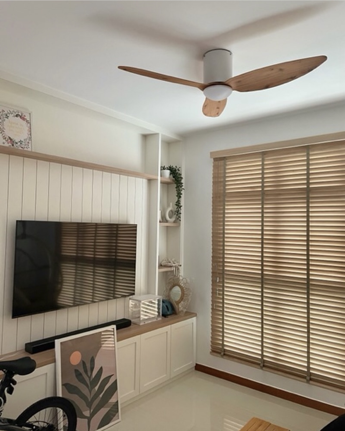 Living room: Multifunctional space that changes through the seasons