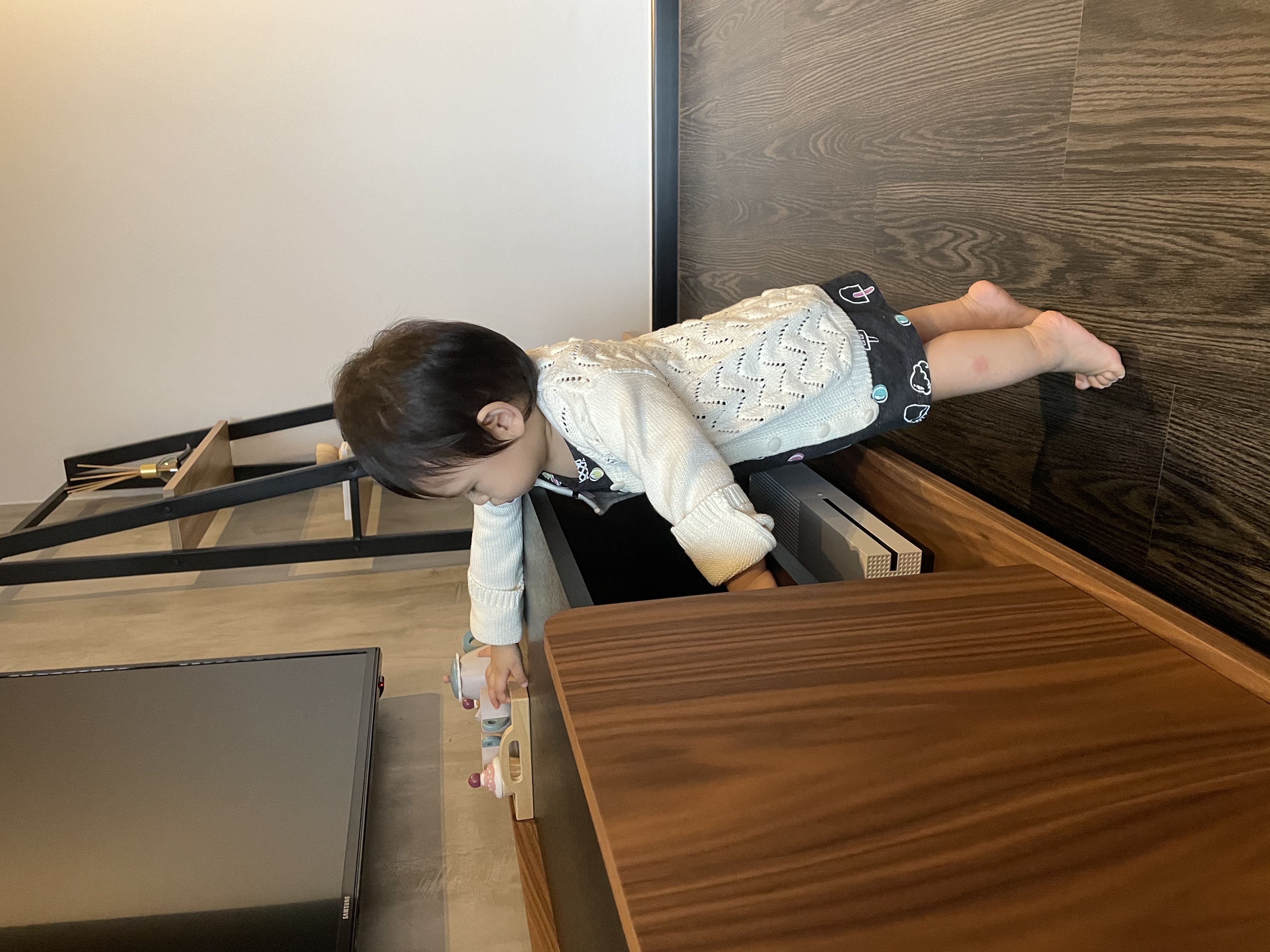 A cosy living room for a curious toddler - child, toddler, indoor, wooden, furniture, modern, cozy, playful, curiosity