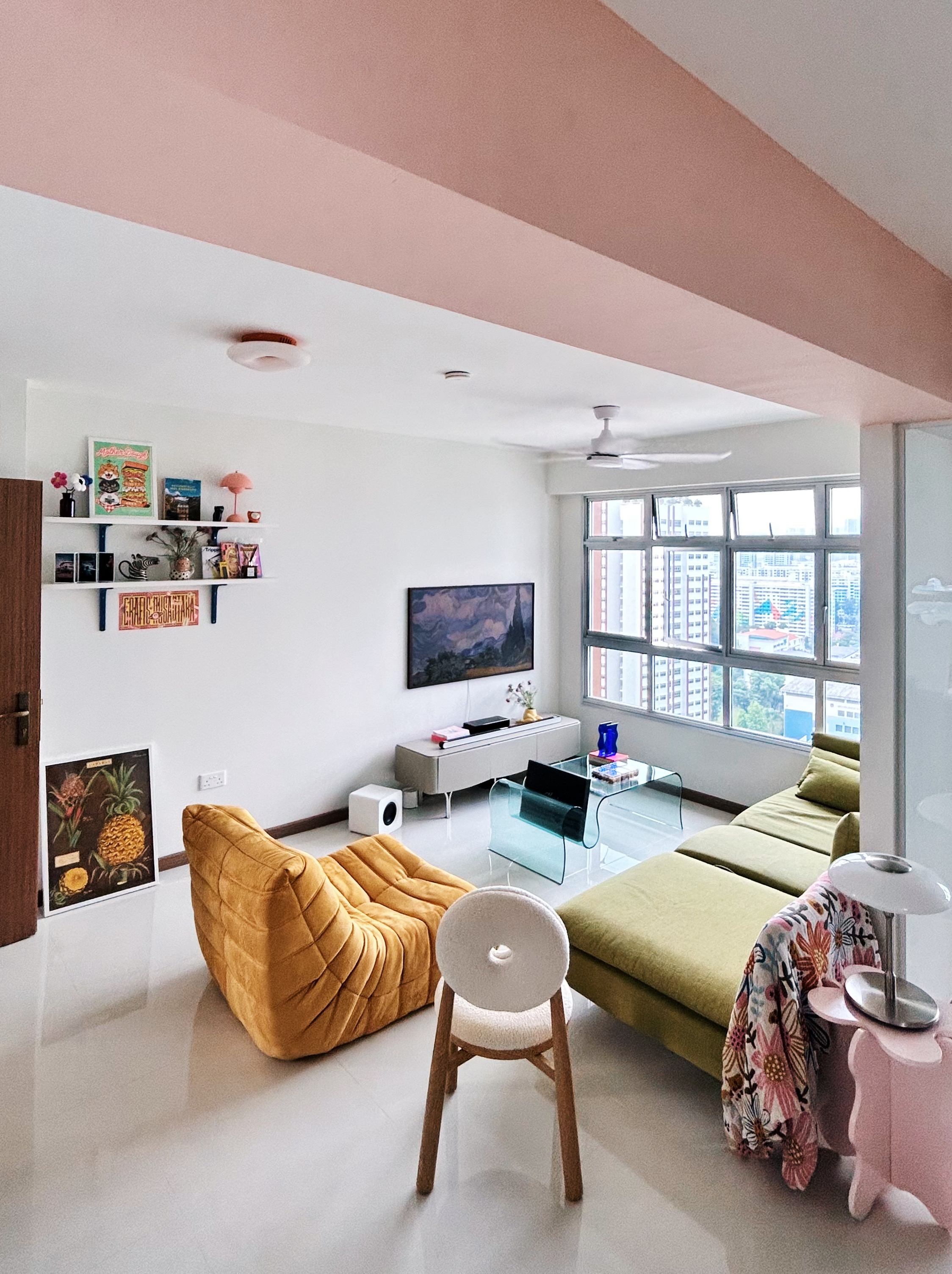 Creating our cosy and vibrant living room