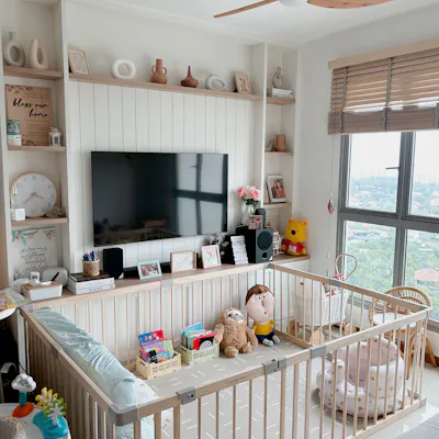 Customer home photo 18: Living room: Multifunctional space that changes through the seasons