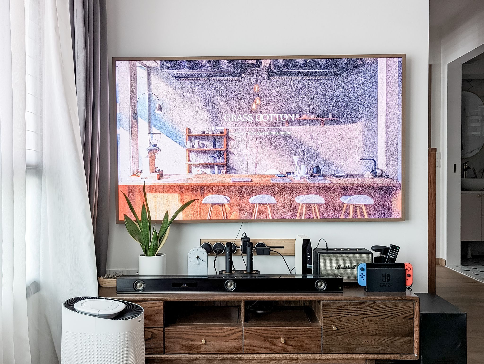 Living Room - Sanctuary of Style and Comfort - Modern living room, cozy ambiance, contemporary decor, stylish furniture