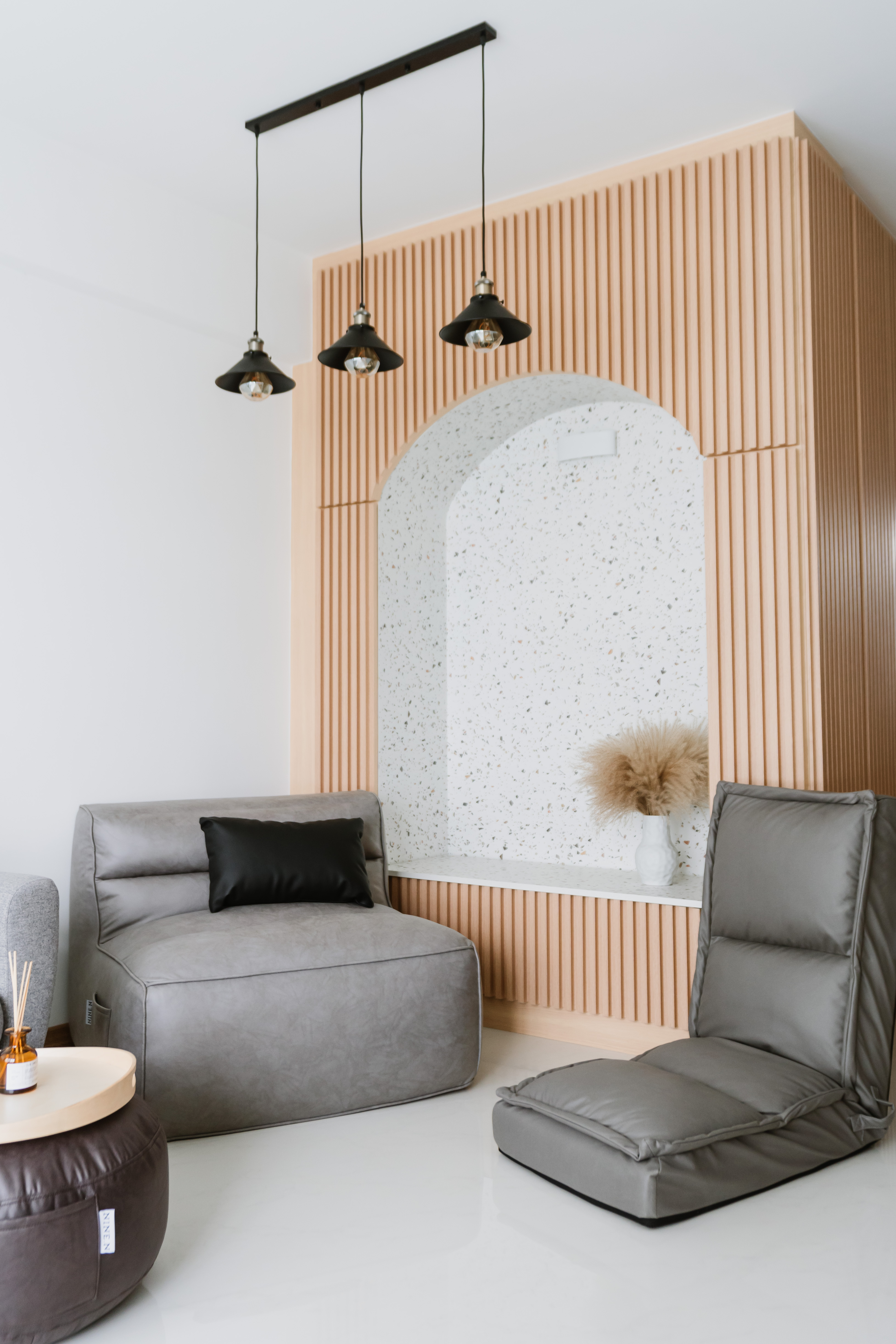 Style + Comfort In This Multi-Functional Living Room