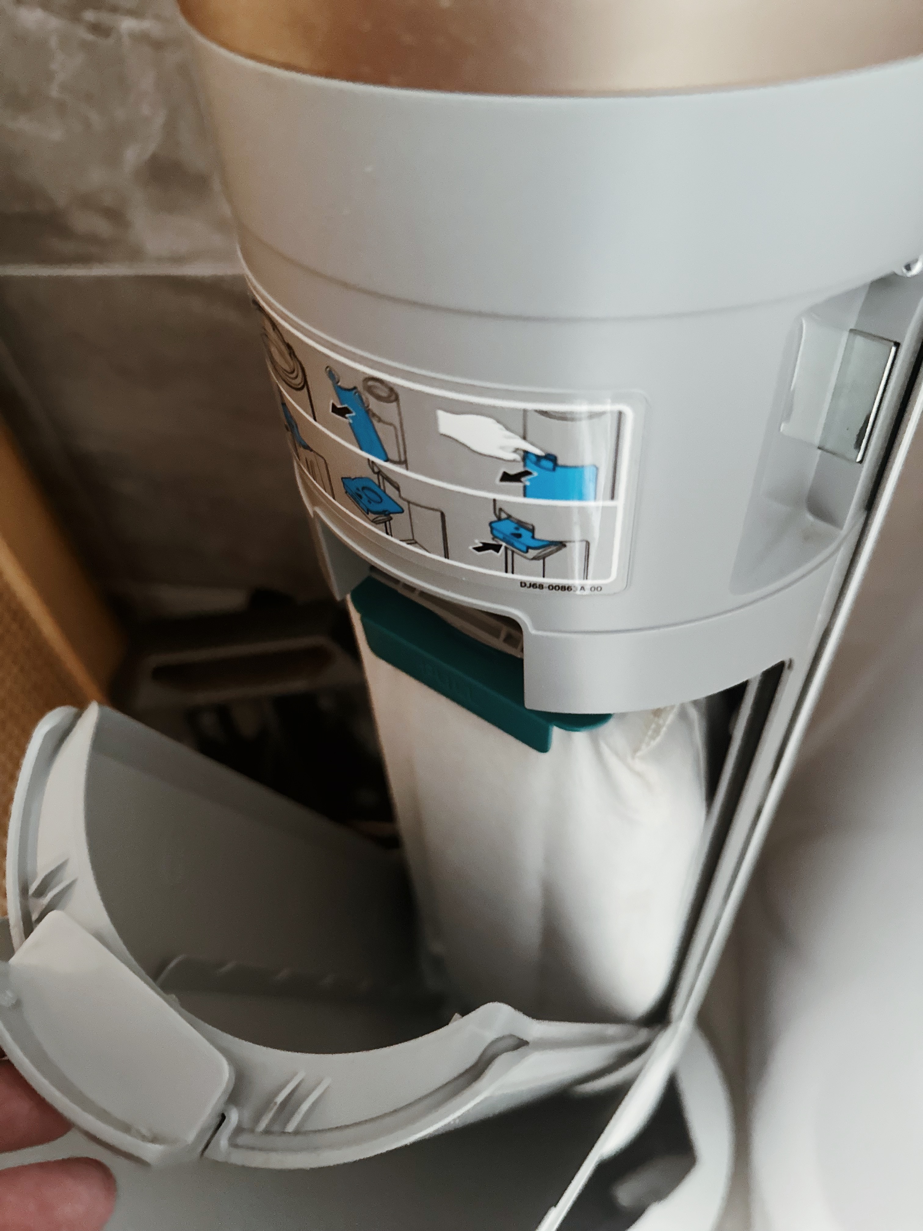 Samsung Bespoke, Bespokes! - Water heater, control panel, instructions, step-by-step, illustration, hand gesture, faucet