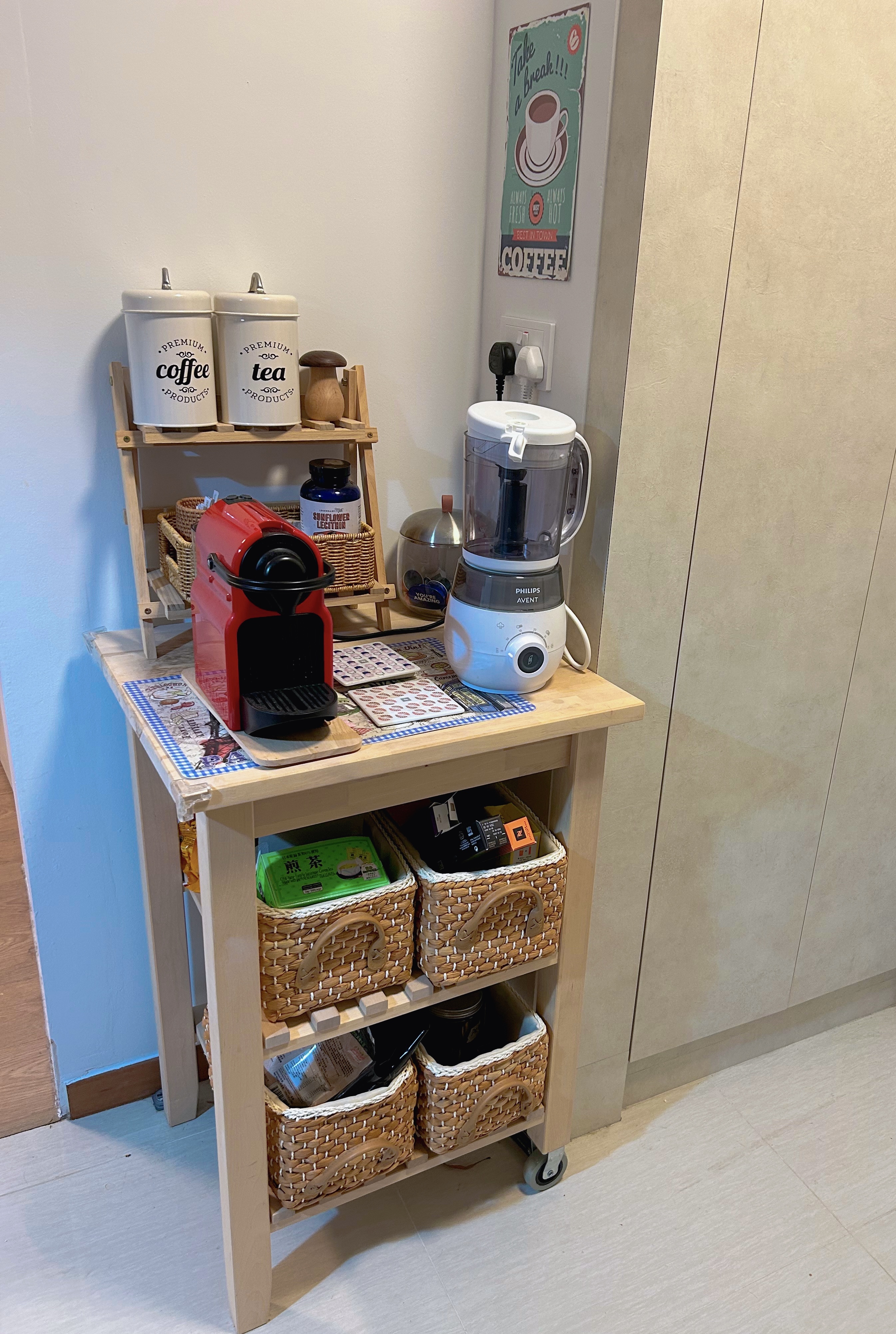 Dining room: making the most out of a small space  - coffee machine, coffee, tea, coffee products, coffee maker, coffee