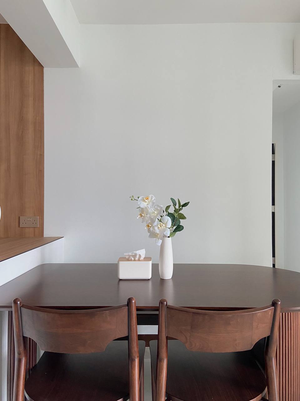 The Heart of the Home: Our Dining Space - Modern dining room, minimalist design, sleek furniture, wooden accents