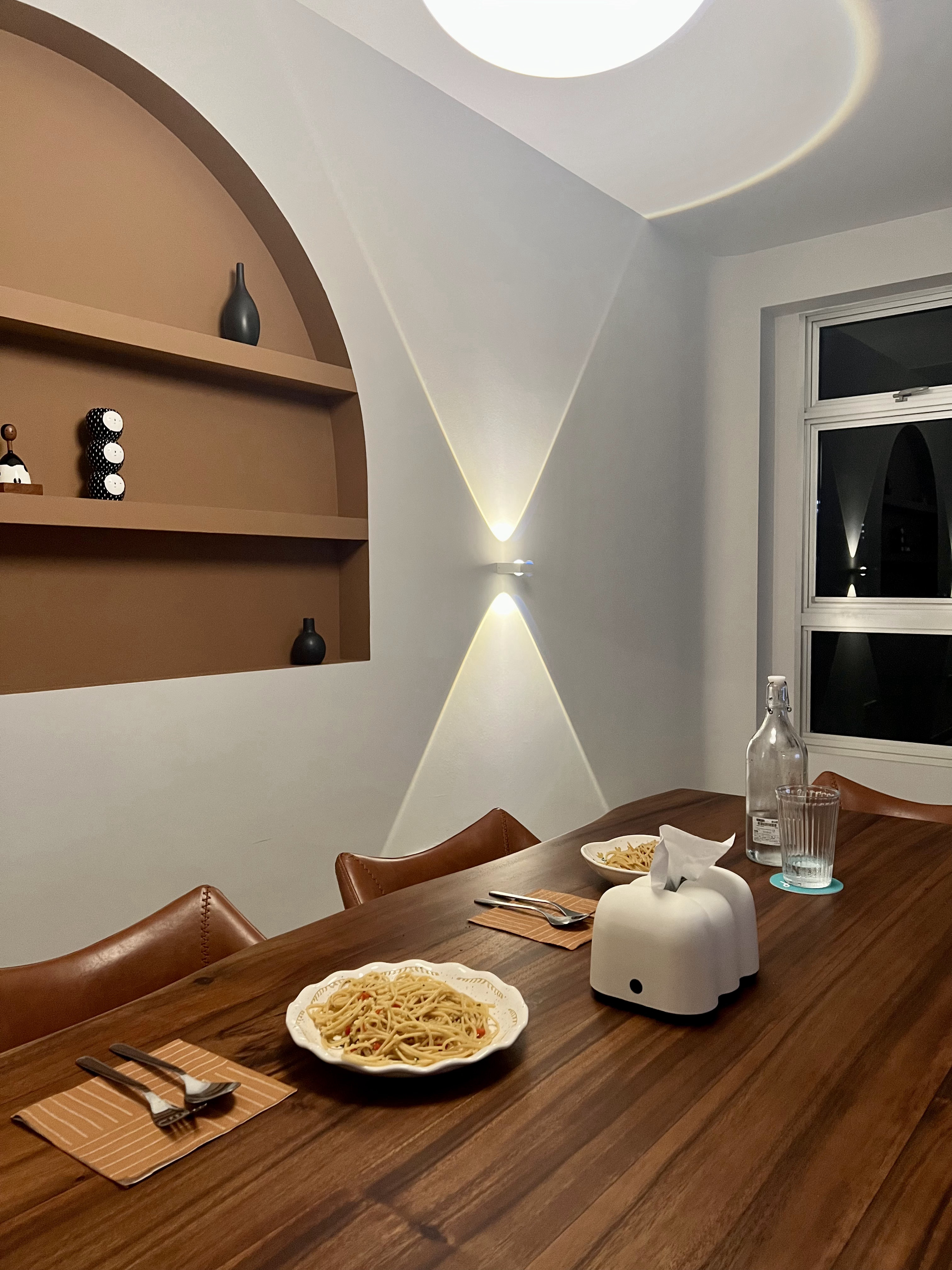 A Seat at Our Table: Discovering Our Dining Space - Modern dining room, minimalist design, cozy atmosphere, wooden table