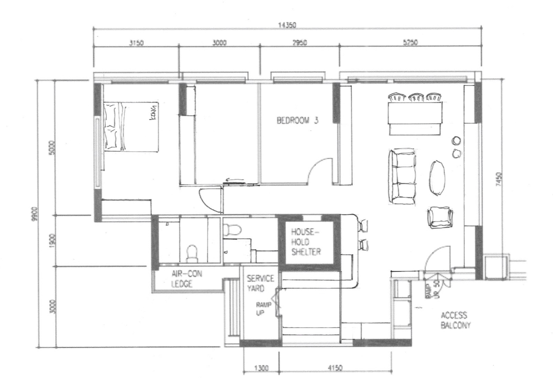 Really just warming up  - Multi-functional living space with sleeping quarters, kitchen, and lounge area, Layout featuring