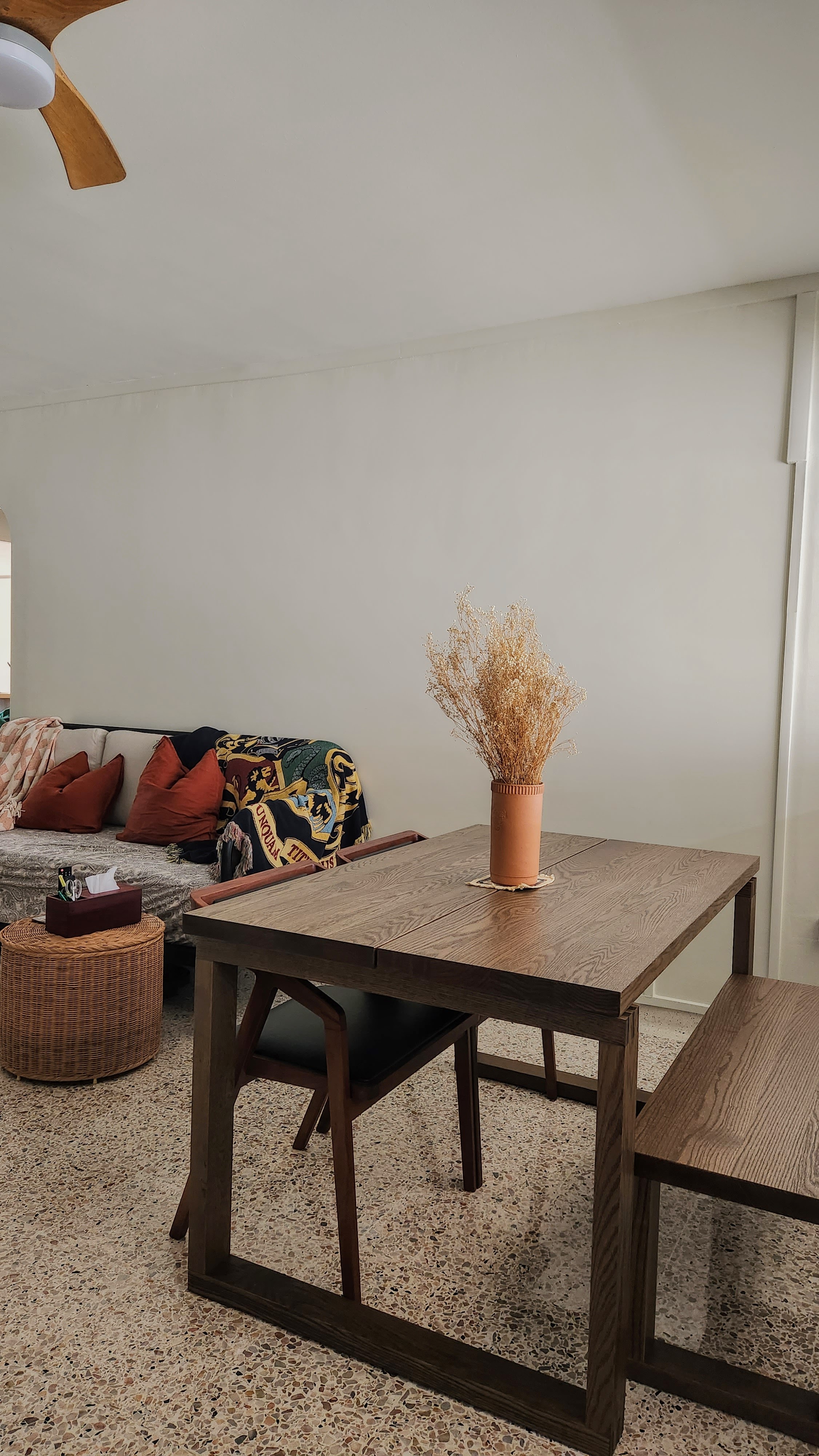 Living: injecting personal touches to a blank canvas - more to come!