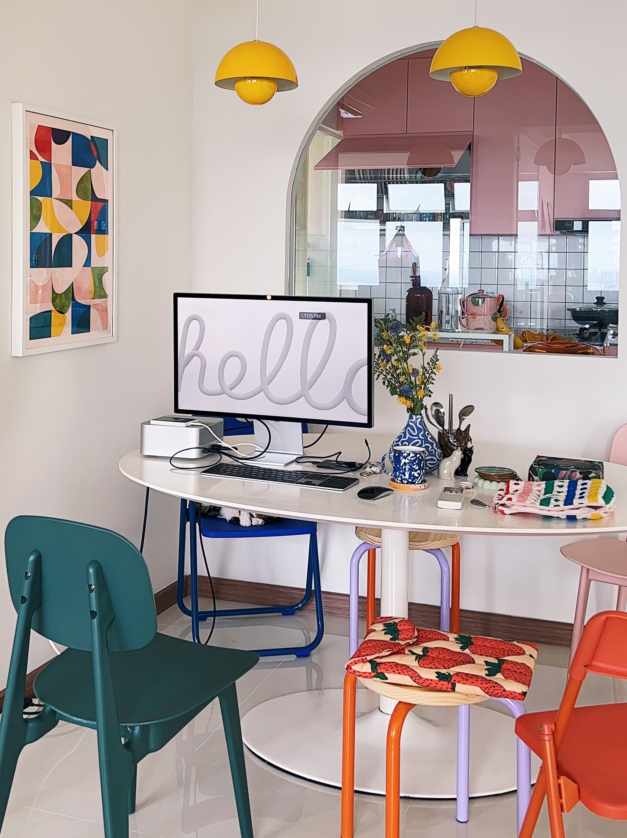 Our quirky, multifunctional dining nook